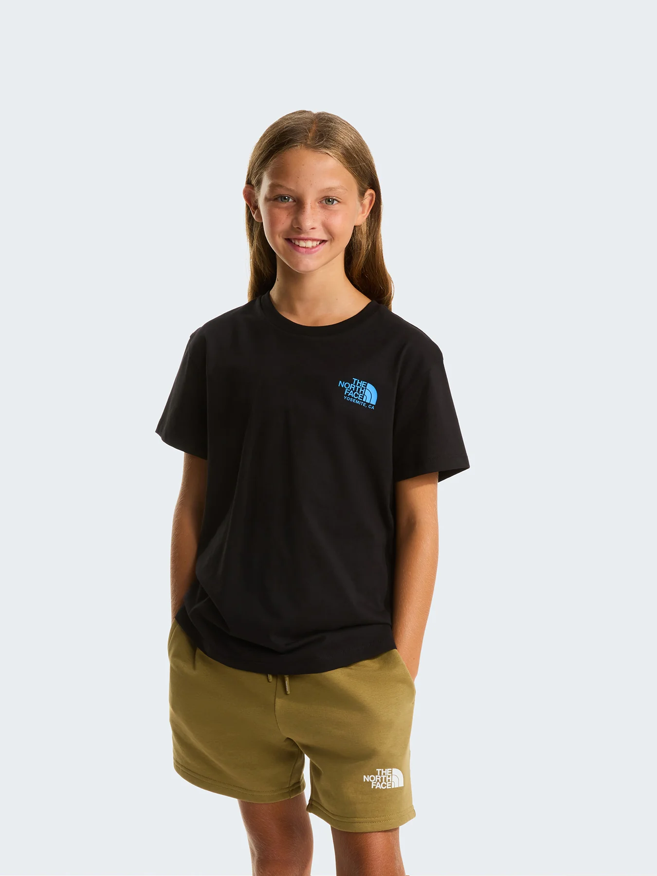 Kids' Flora Relaxed T-Shirt Black - Image 3