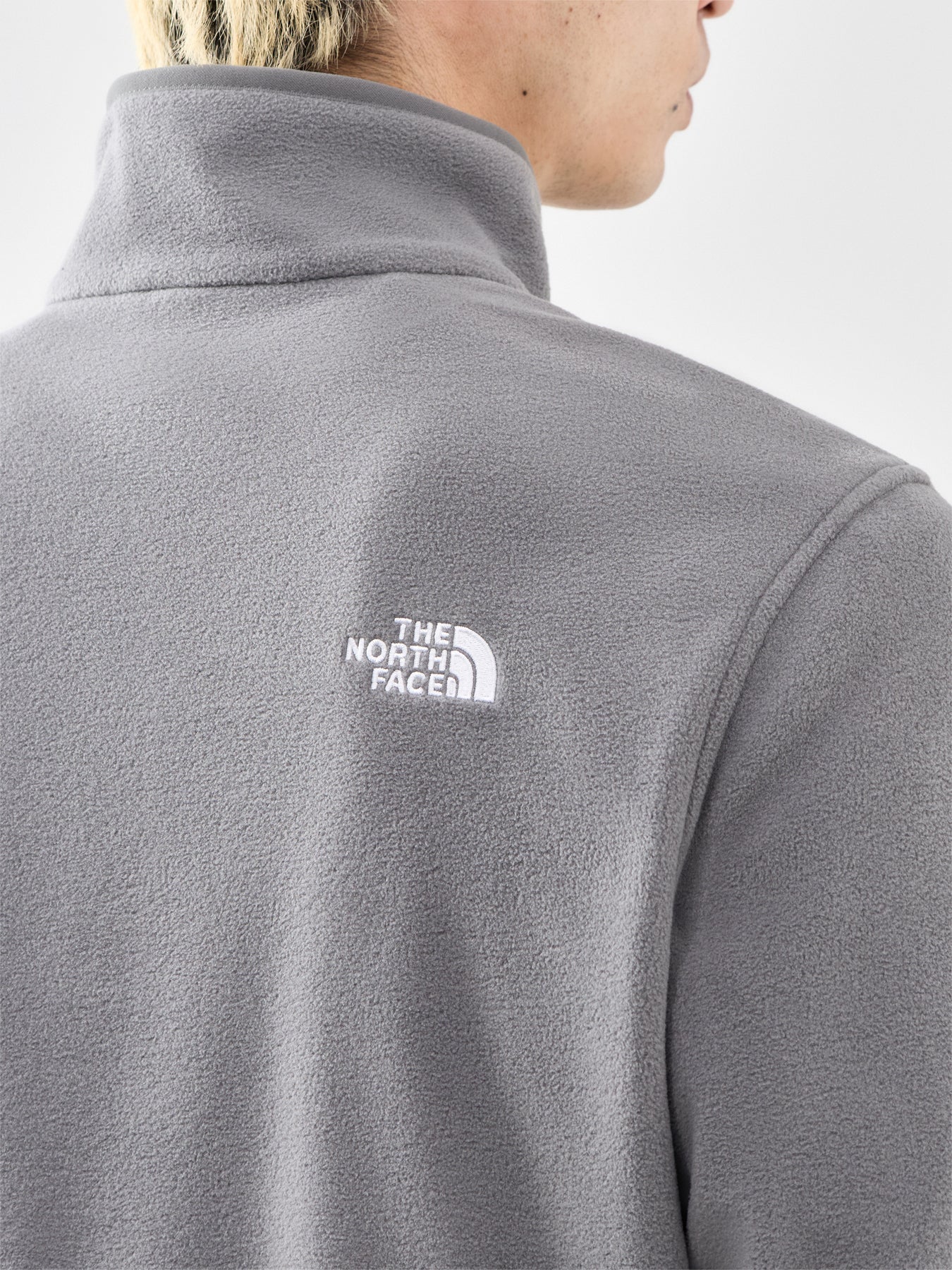 Glacier 1/4 Zip Fleece Jacket Cream - Image 3