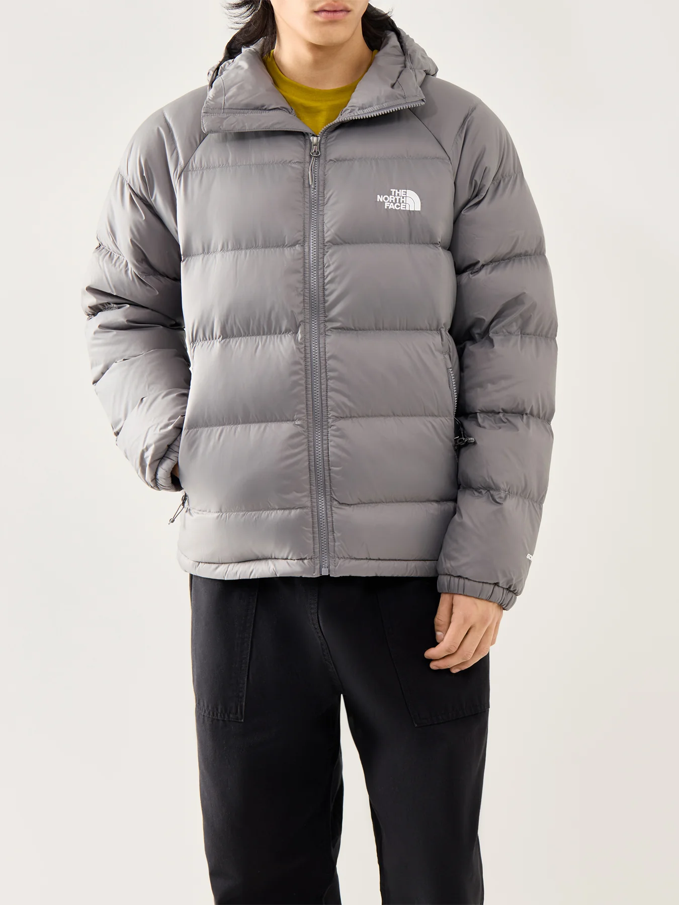 Hydrenalite Down Hoodie Grey - Image 4