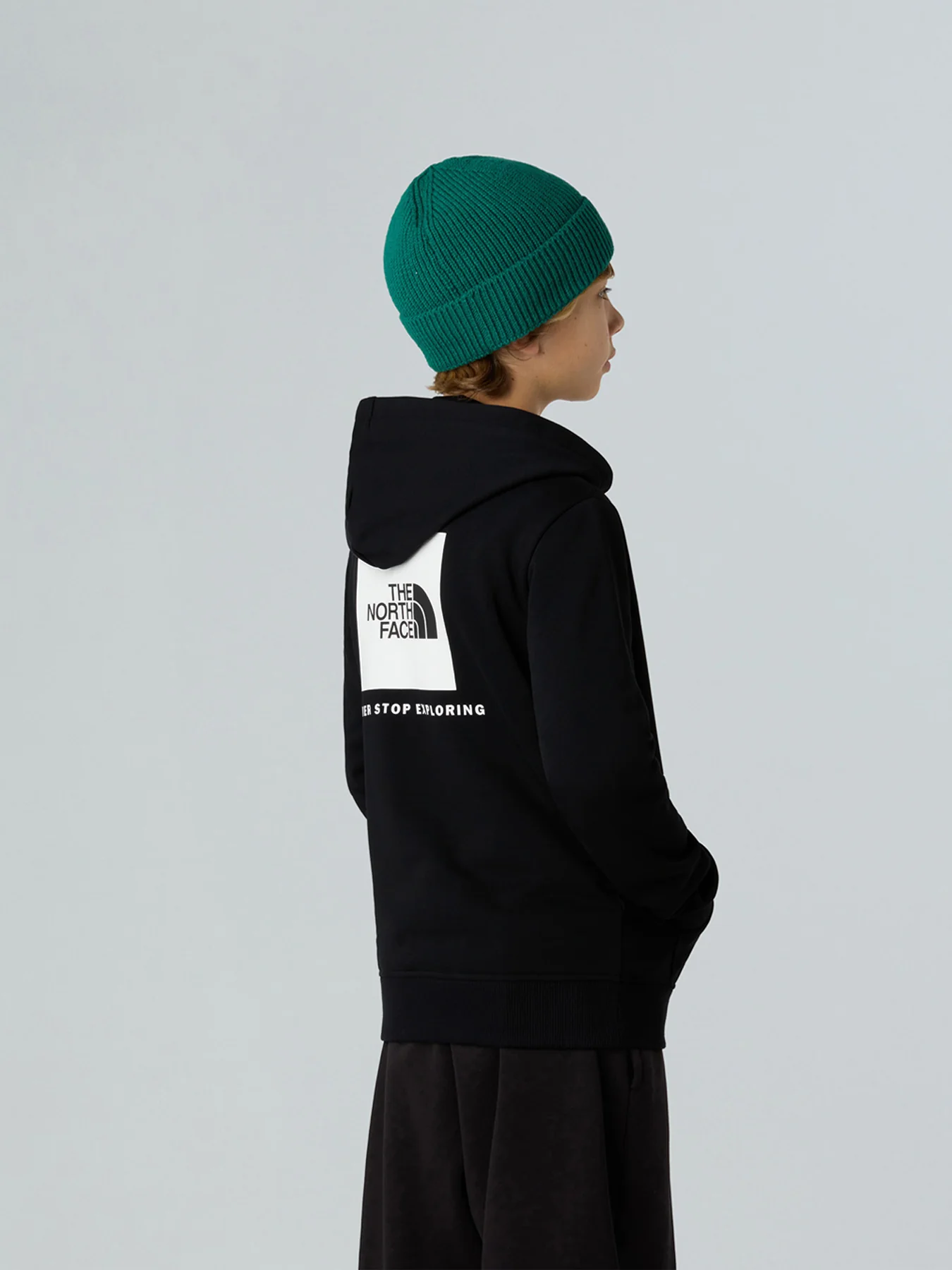 Teen Regular Fit Hoodie Cotton Black - Image 8