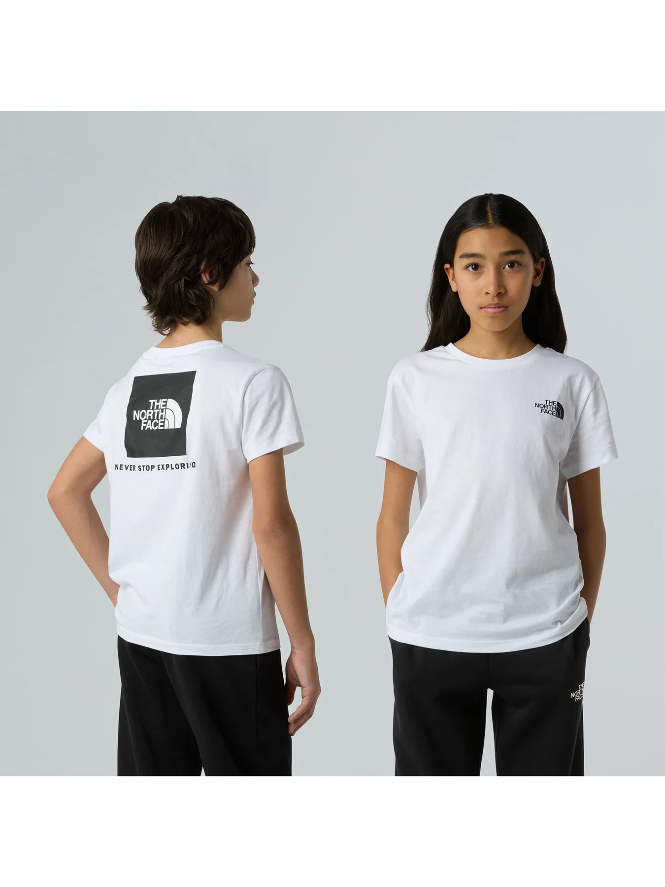 Teen Box Logo T-Shirt White - Image 3