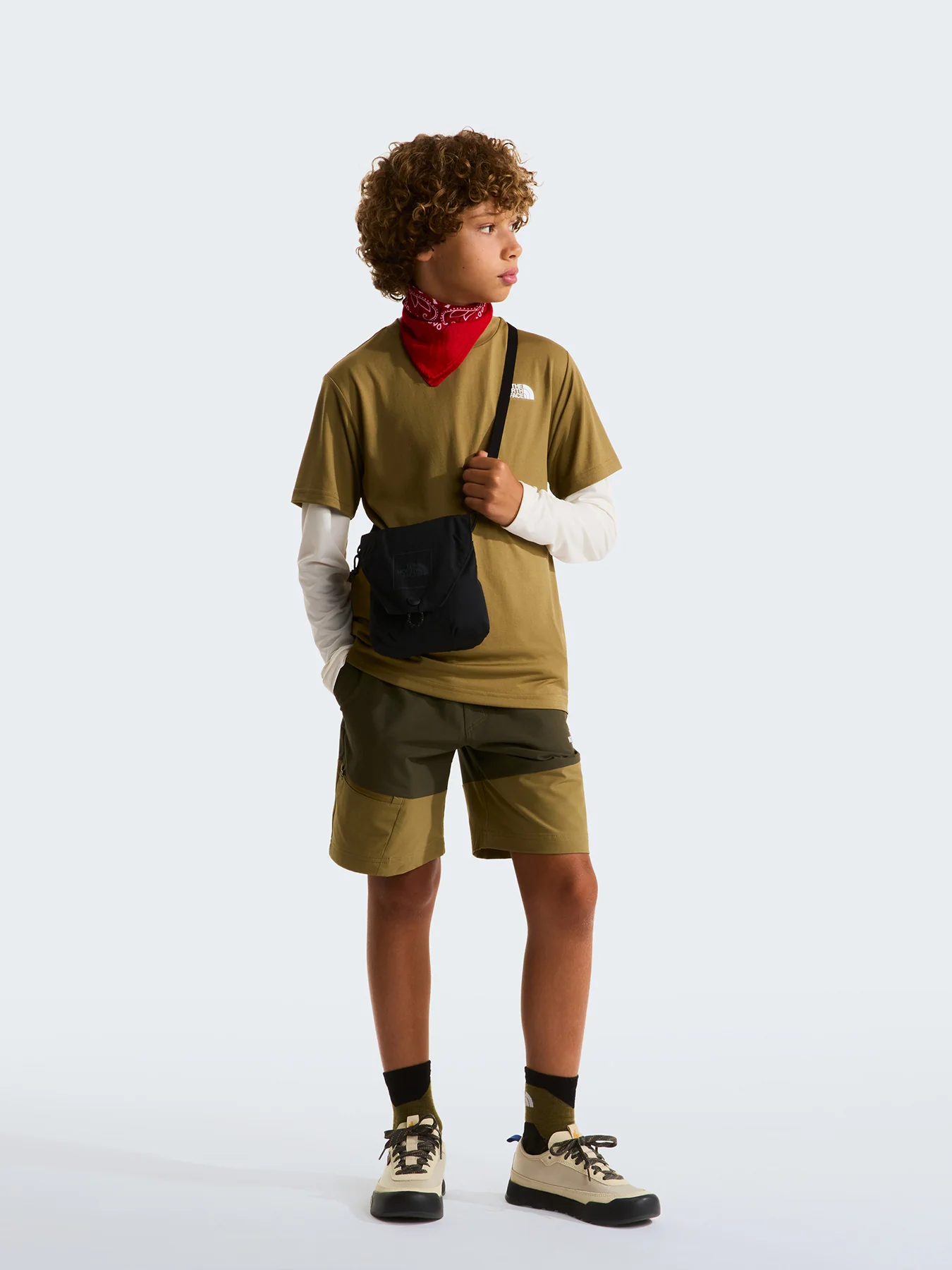 Kids' 24/7 Performance T-Shirt Brown - Image 6