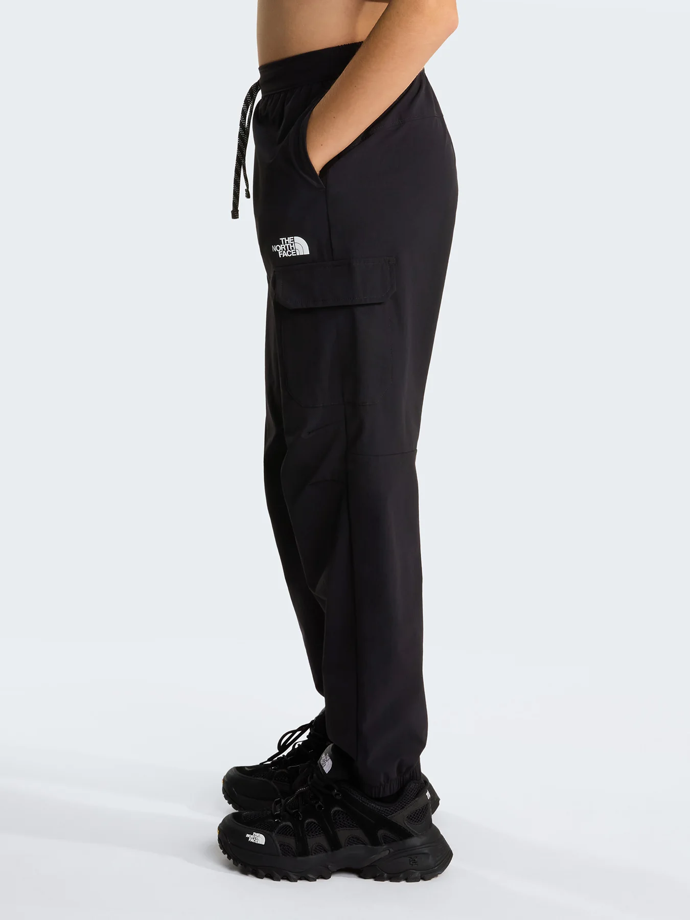 Kids' Zawn Cargo Joggers Black - Image 3
