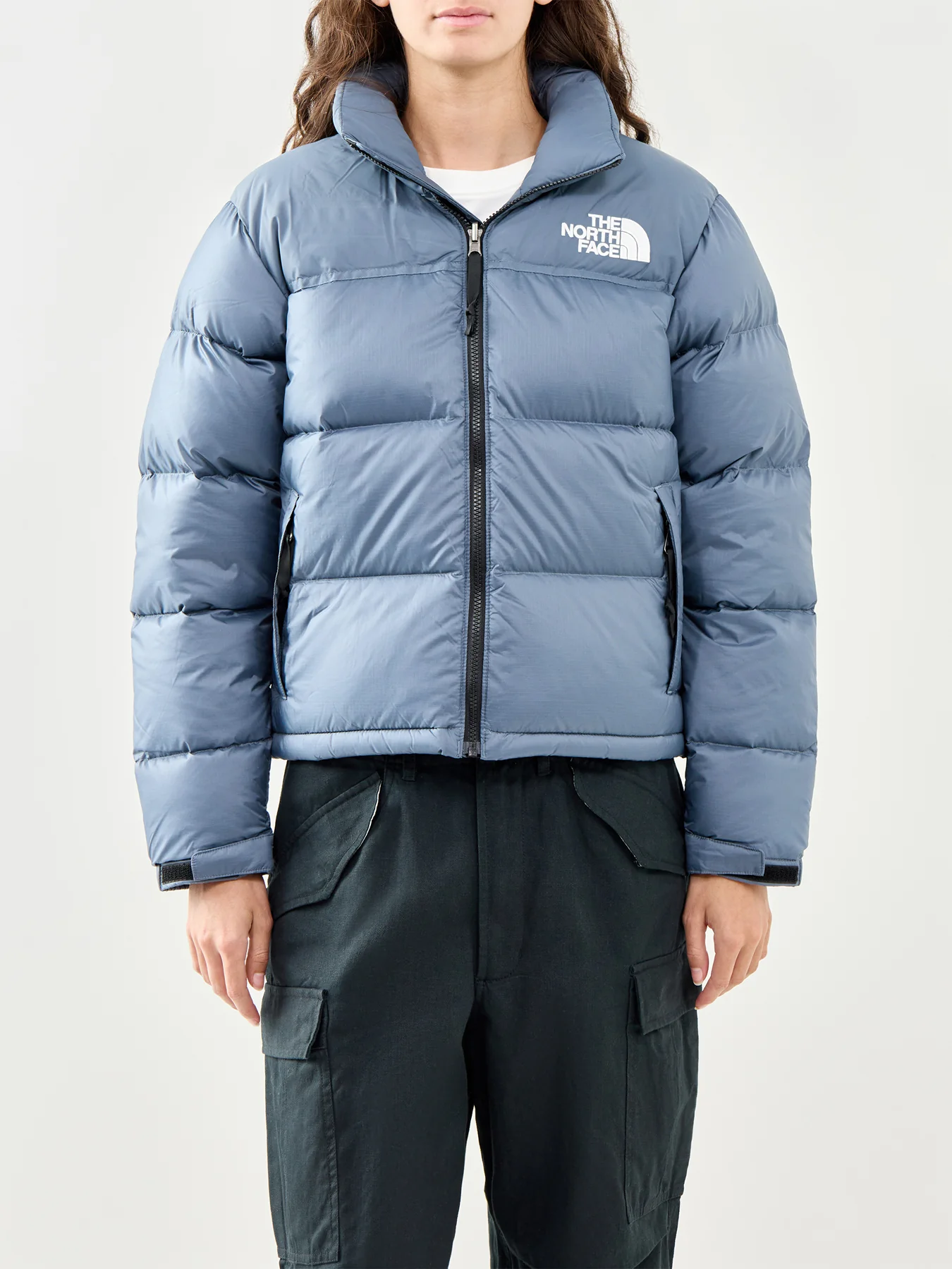 1996 Retro Nuptse Jacket Grey - Image 4