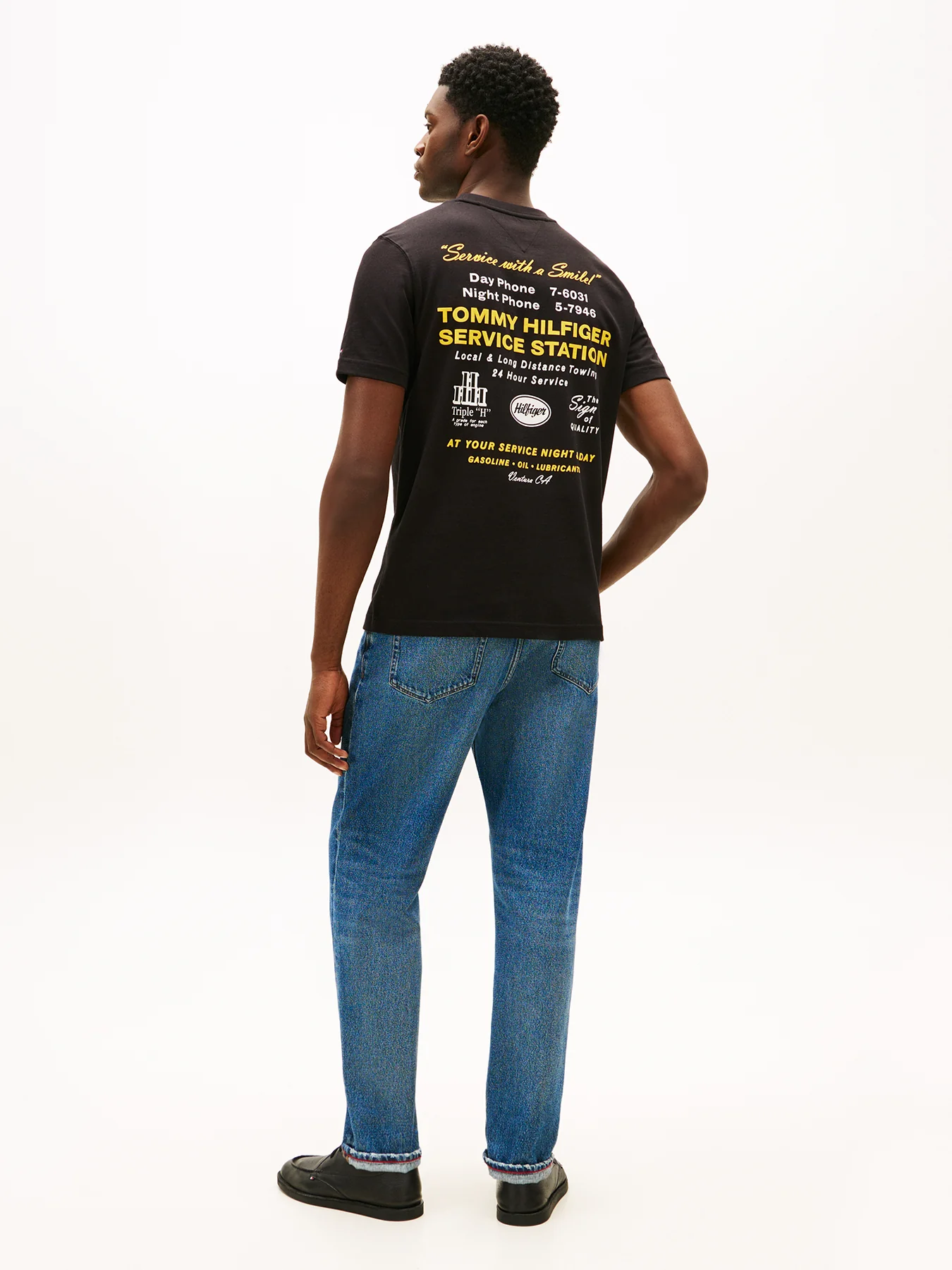 Back Graphic T-Shirt Black - Image 5