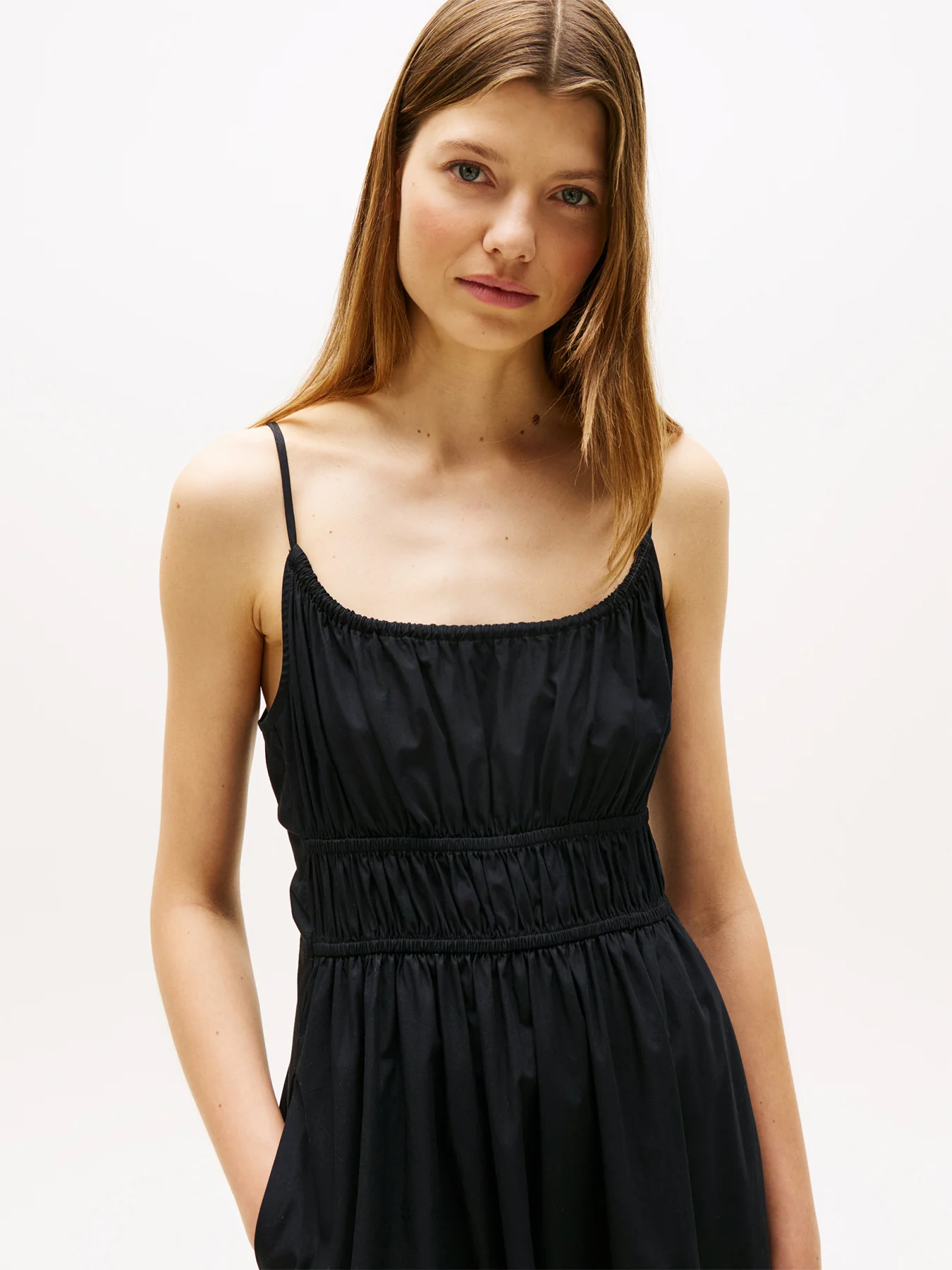 Smock Scoop Neck Maxi Dress - Image 4