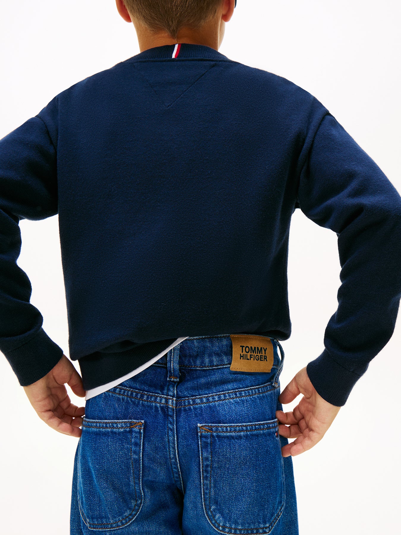 Dark Wash Straight Leg Jeans - Image 5