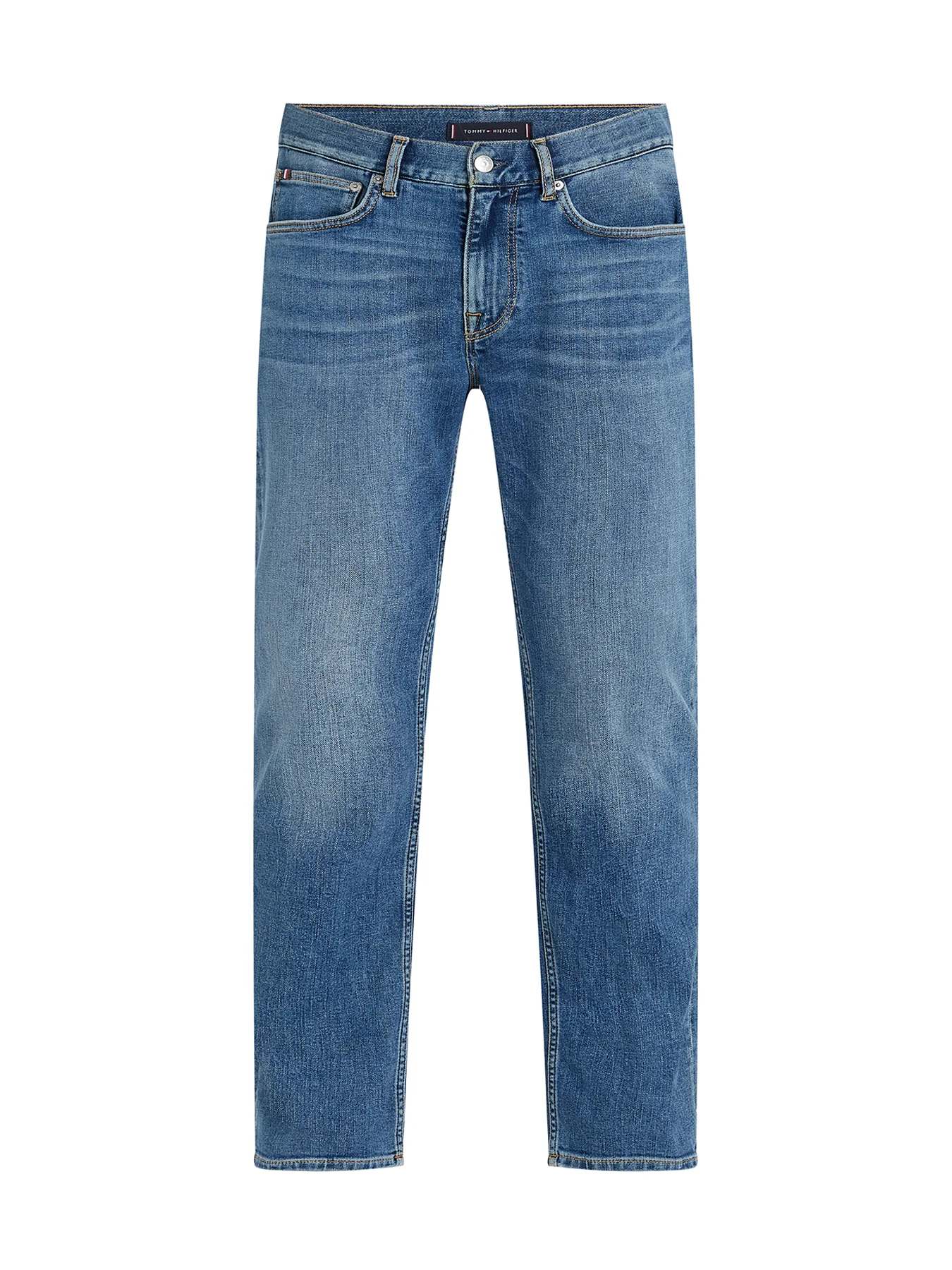 Denton Faded Straight Leg Jeans