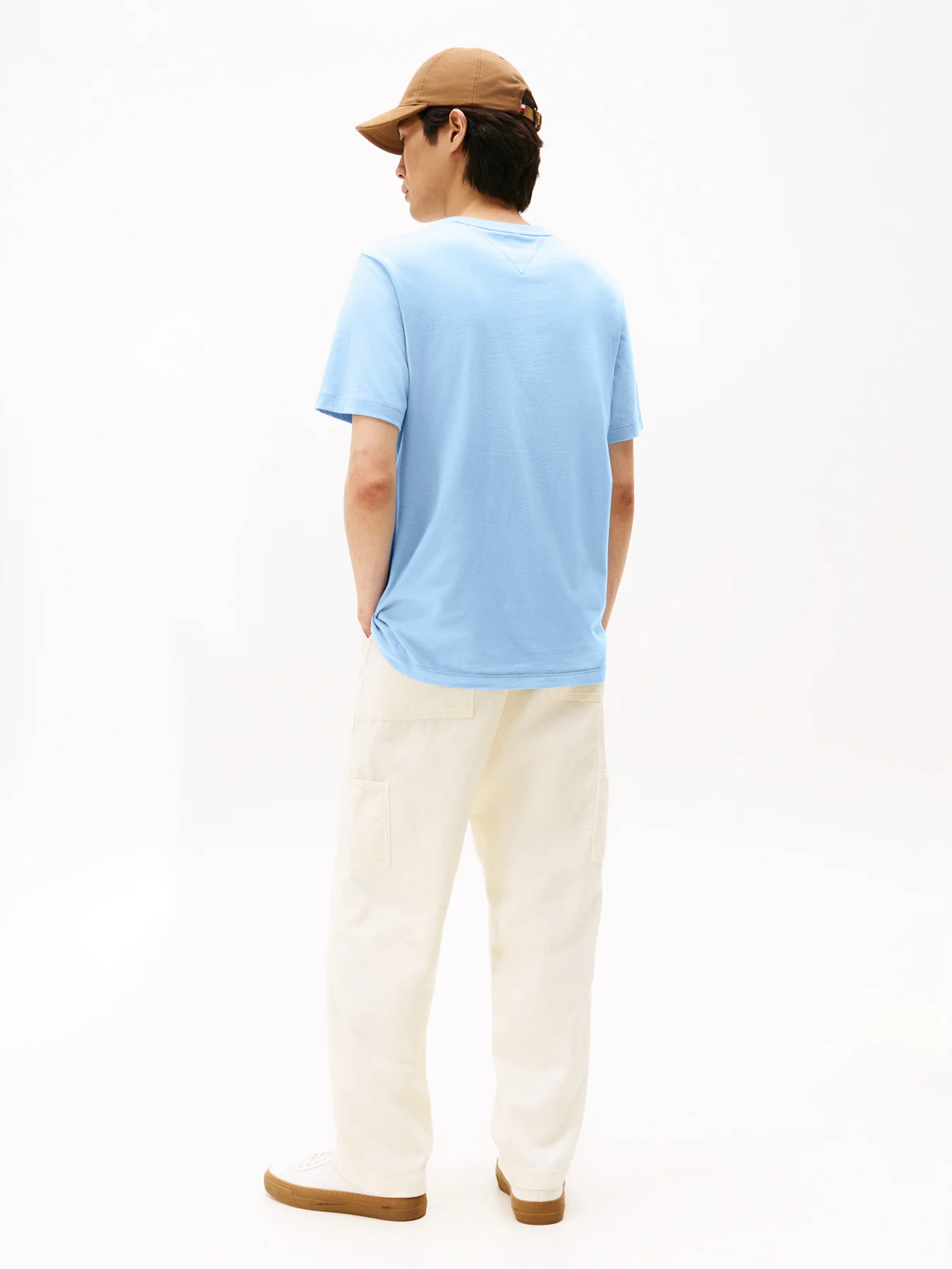 Flag Embroidery Crew Neck T-Shirt - Image 5