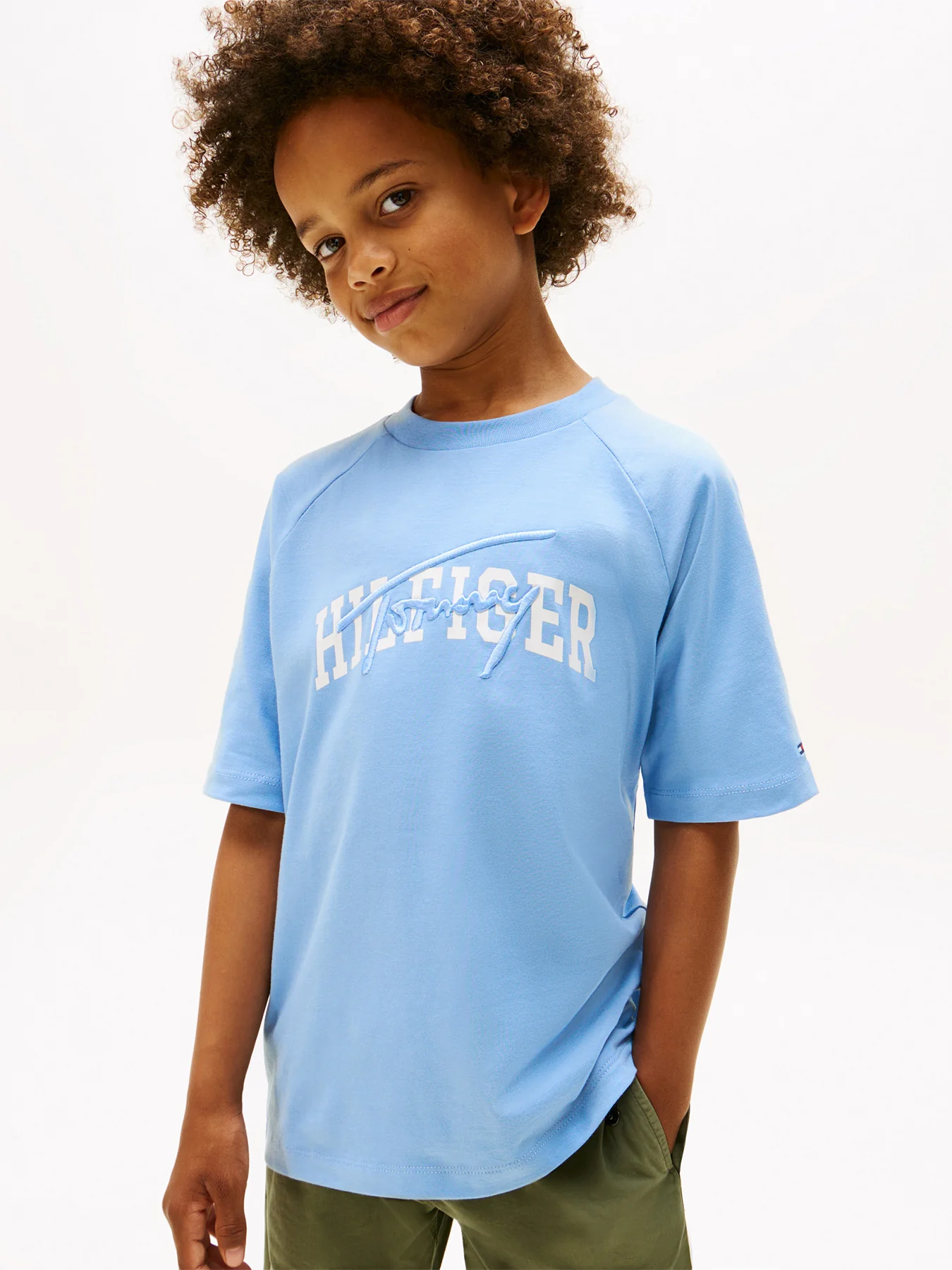 Mixed Logo Raglan Sleeve T-Shirt - Image 2