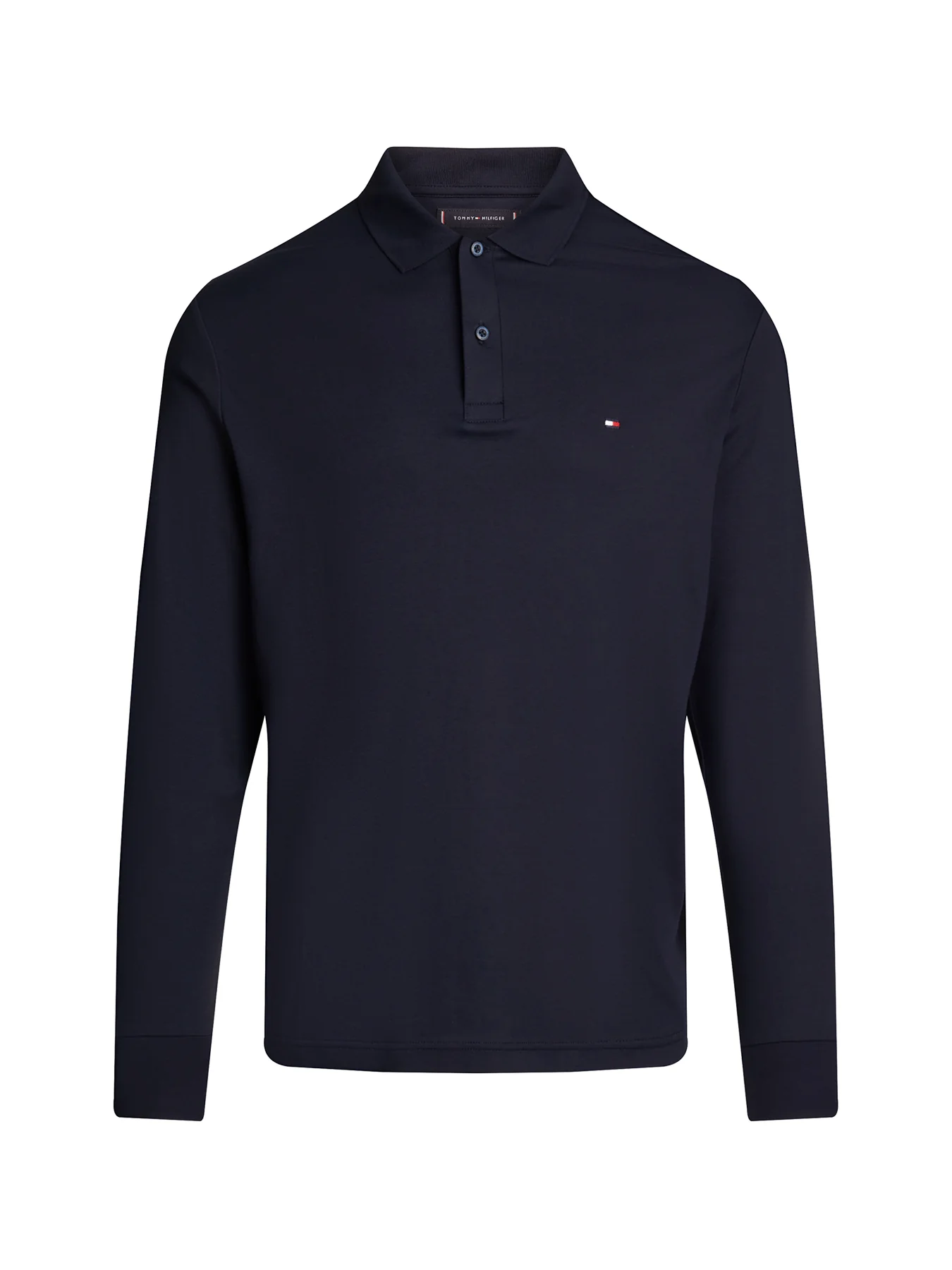 Regular Fit Long Sleeve Polo Shirt Blue