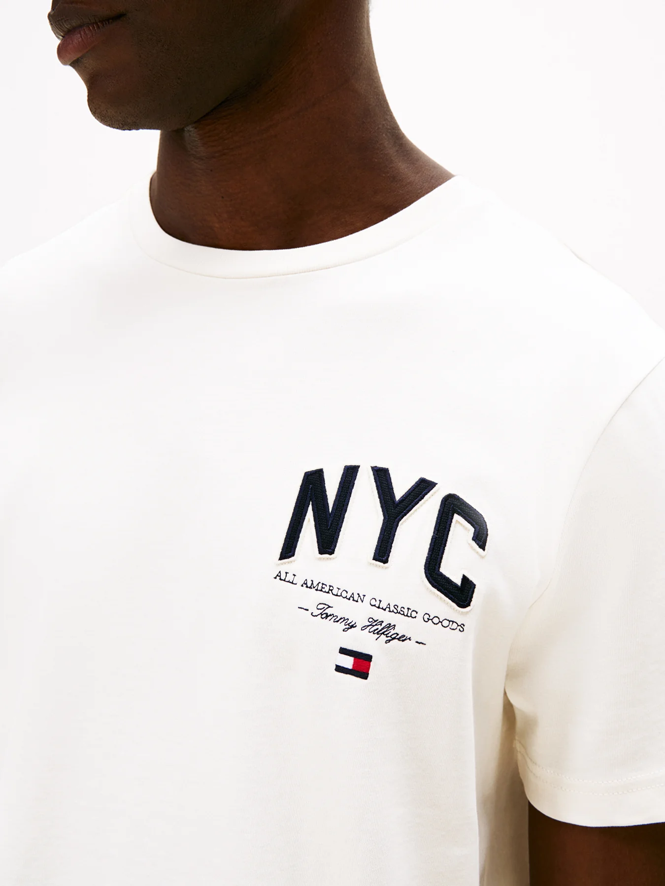 Athleisure Logo Embroidery T-Shirt - Image 5