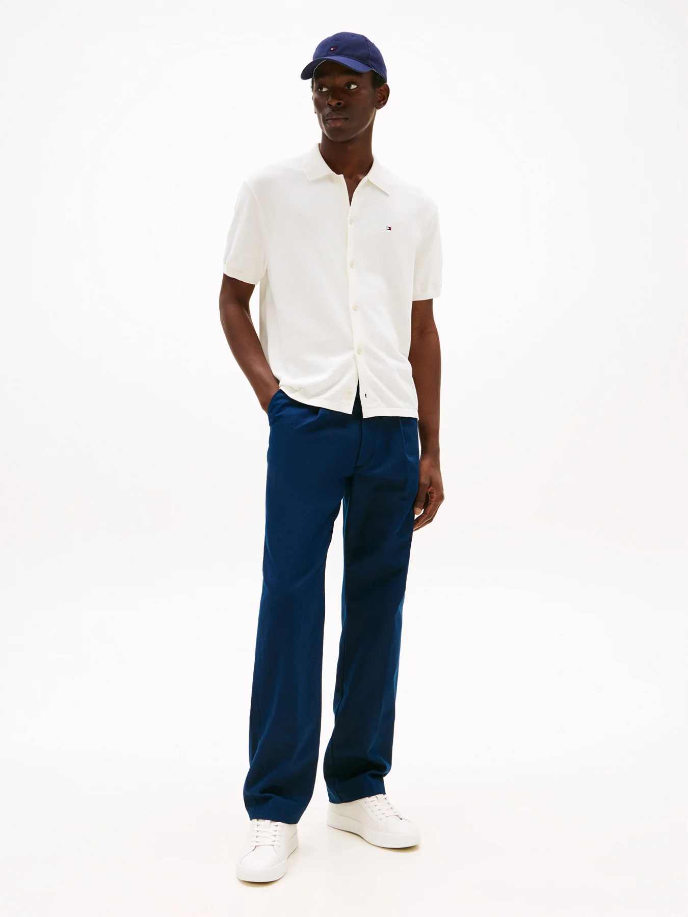 Regular Fit Knit Short Sleeve Overshirt - Image 4