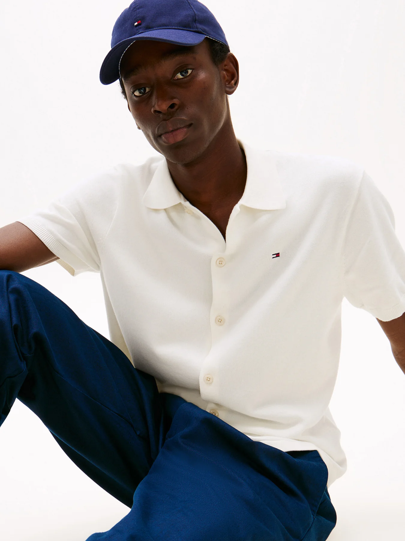 Regular Fit Knit Short Sleeve Overshirt - Image 5