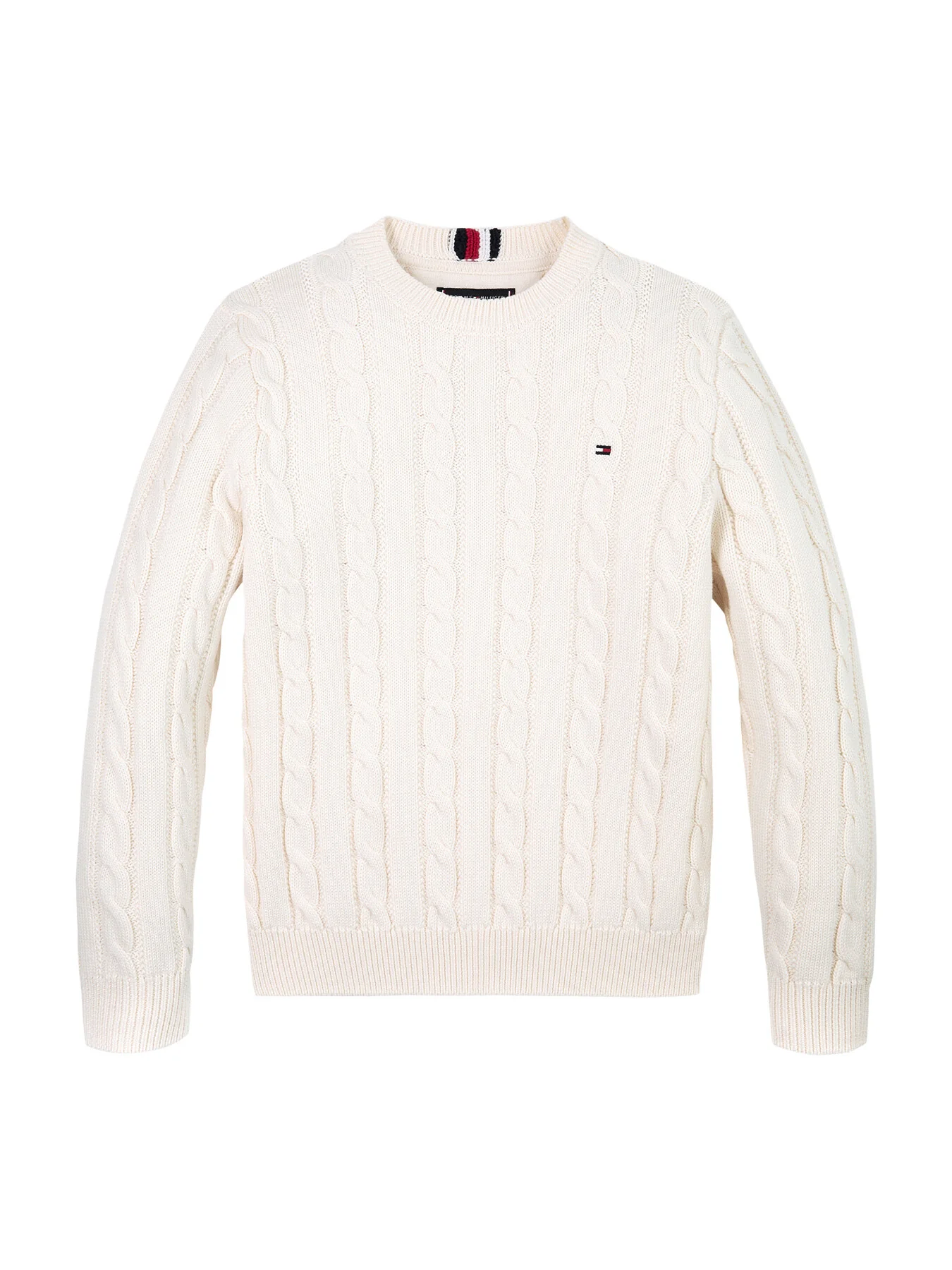 Cable Knit Crew Neck Jumper