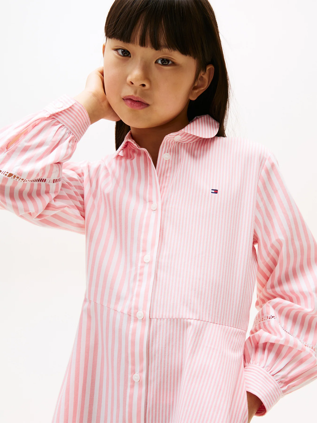 Mixed Stripe Shirt Dress - Image 2