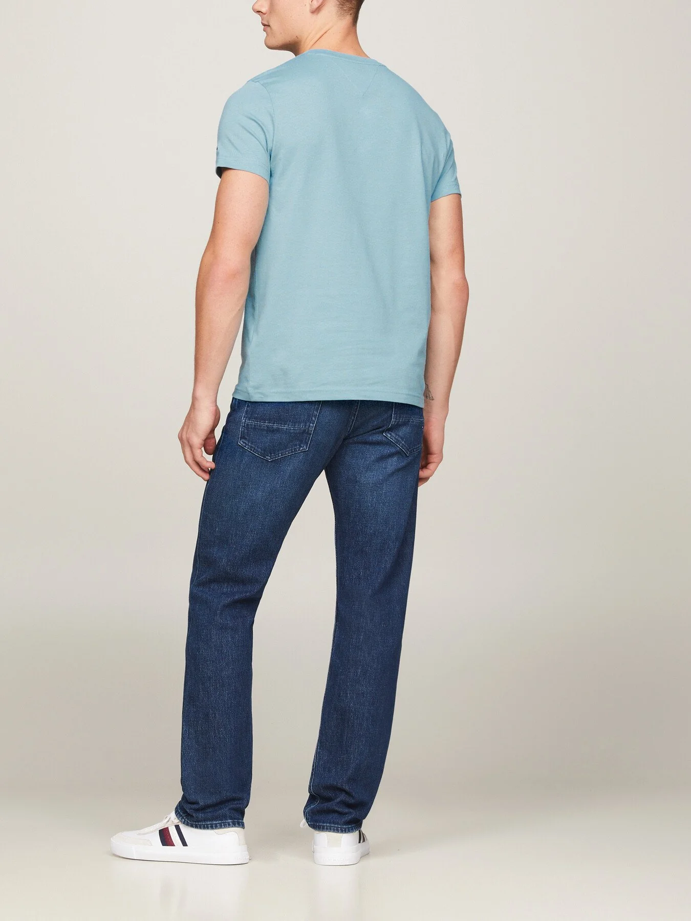 Logo Embroidery Slim Fit T-Shirt - Image 3