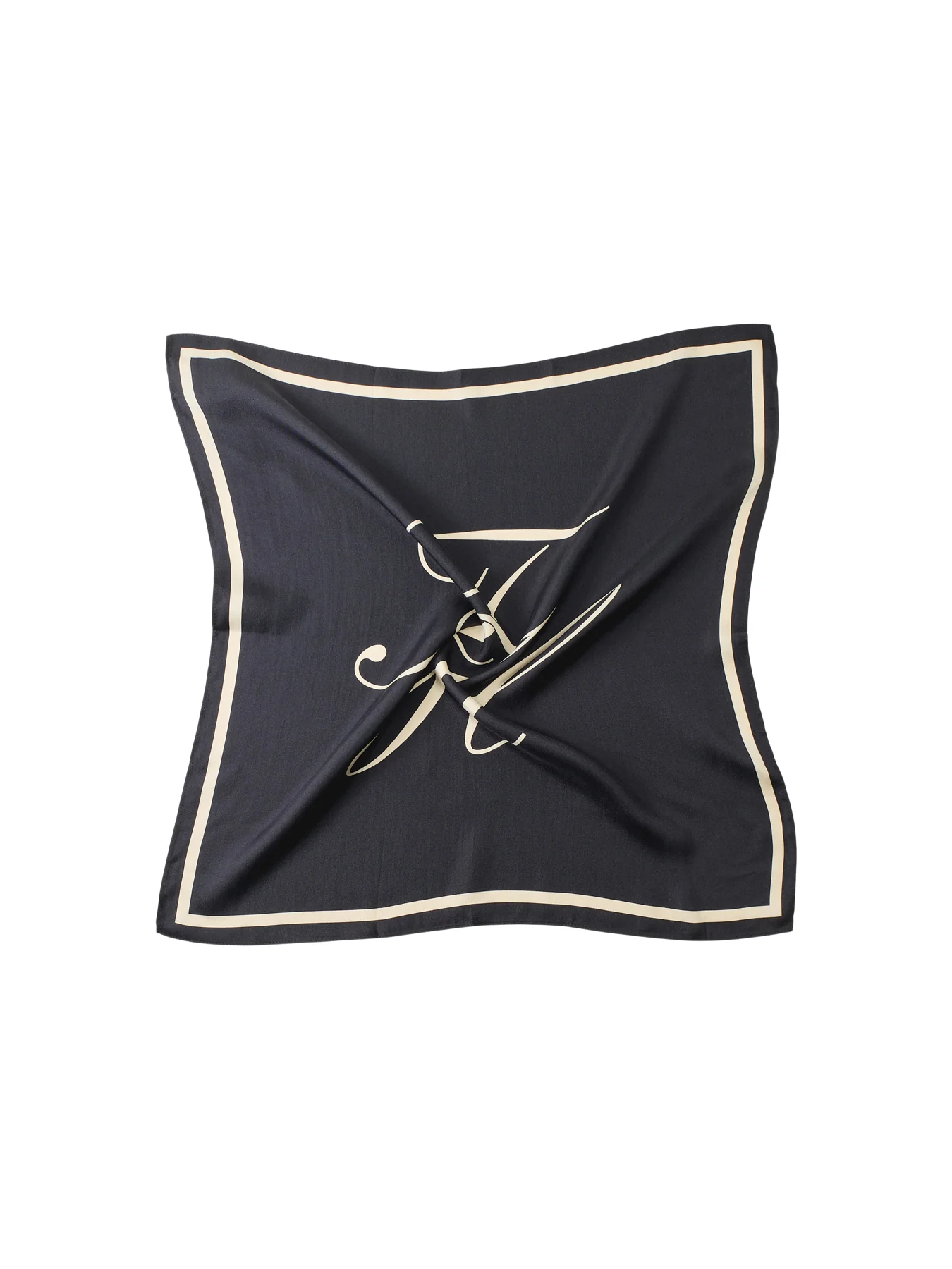 Tommy Script Silk Scarf