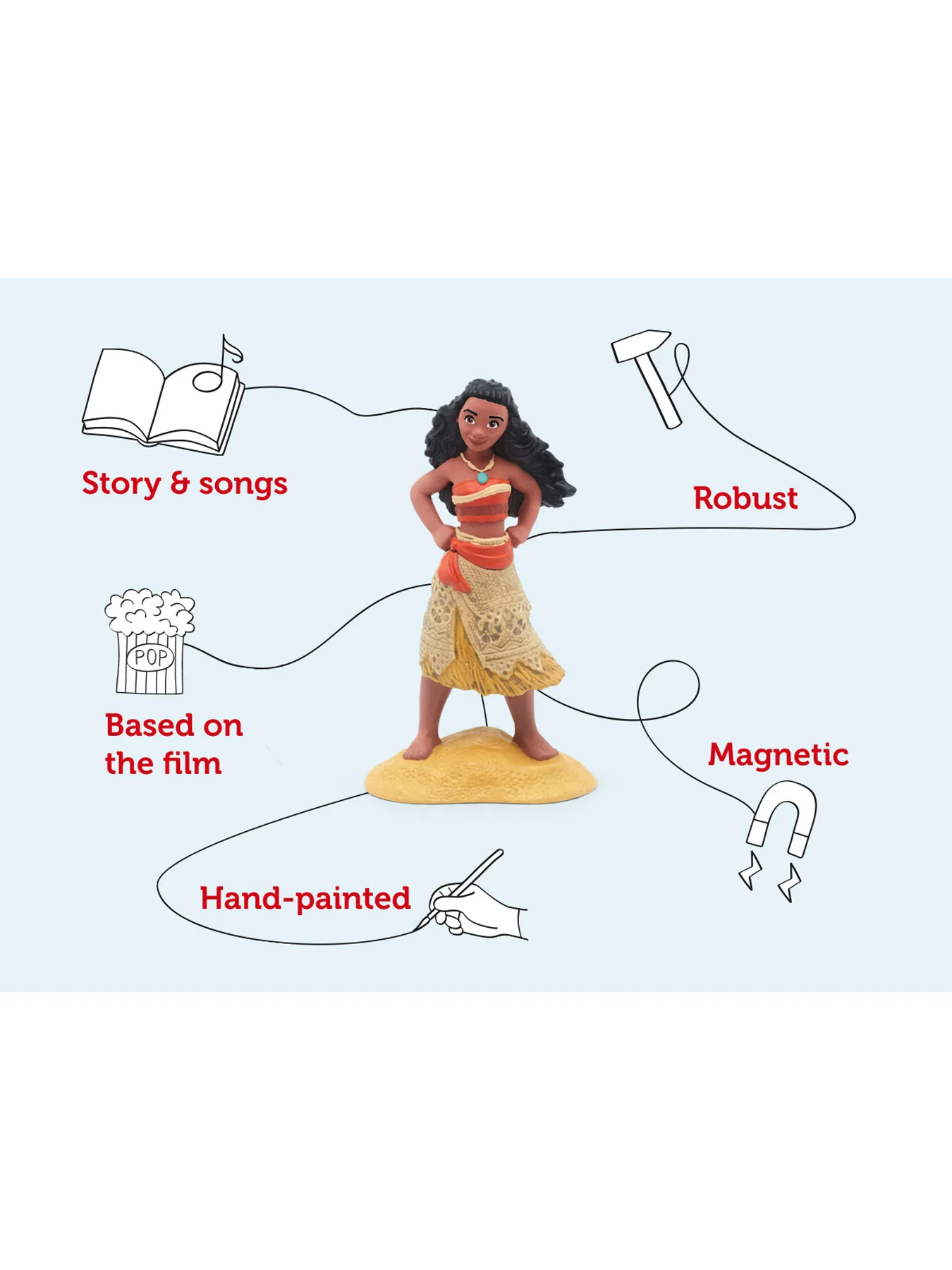 Disney Moana Audio Character Red - Image 3