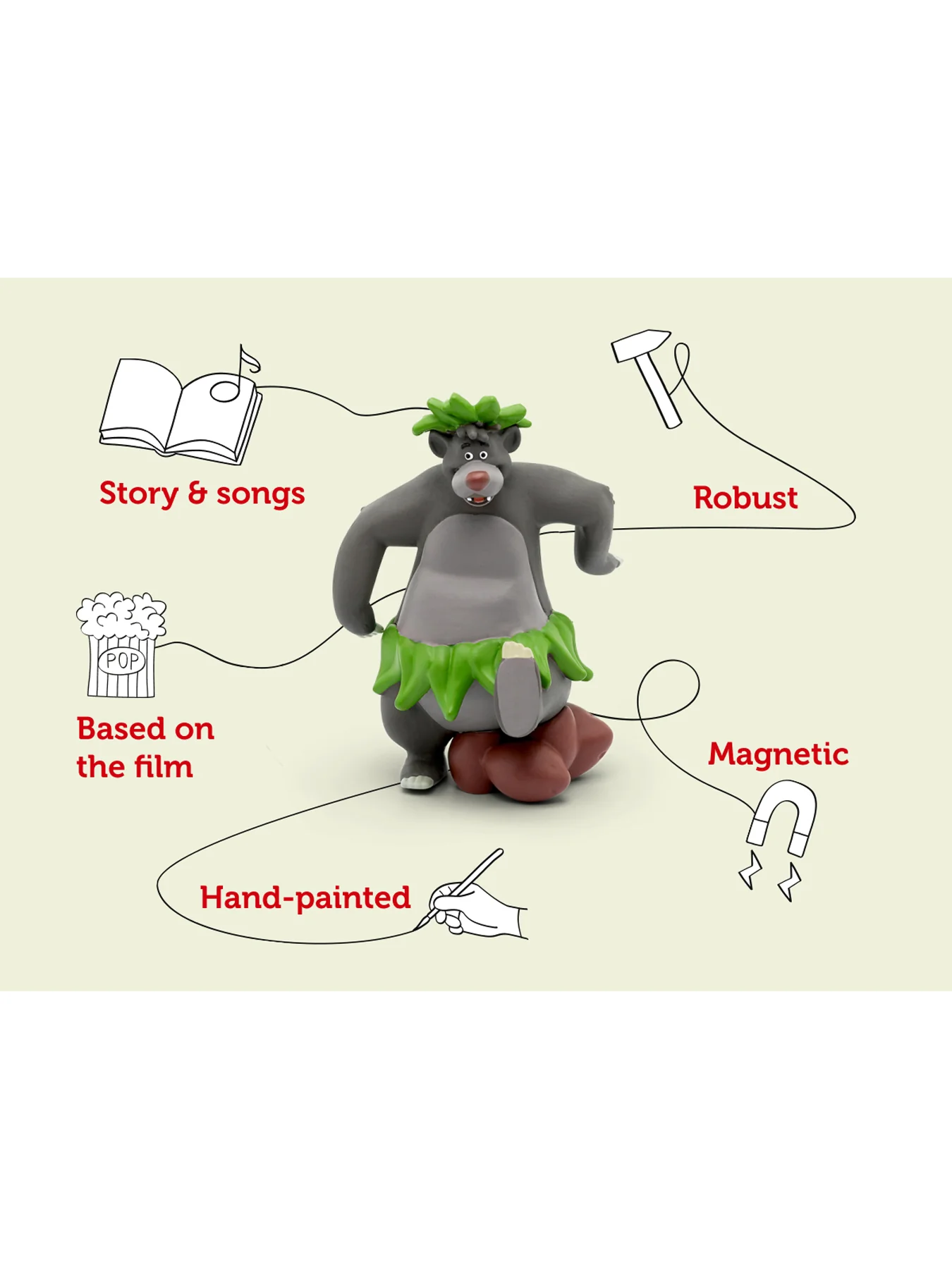 Disney The Jungle Book Tonie Audio Character Grey - Image 3