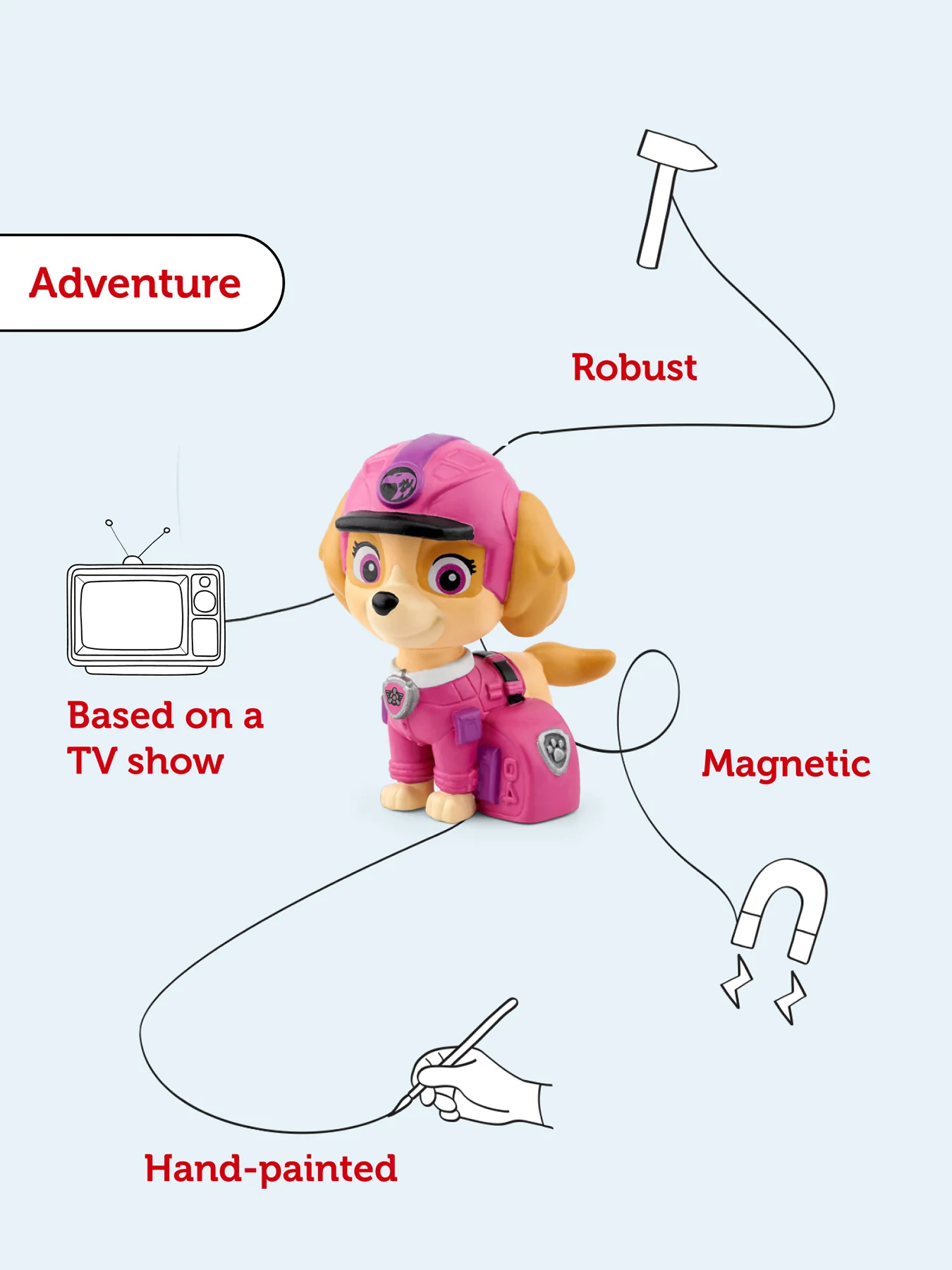 Paw Patrol Jungle Pups Skye Tonie - Image 3