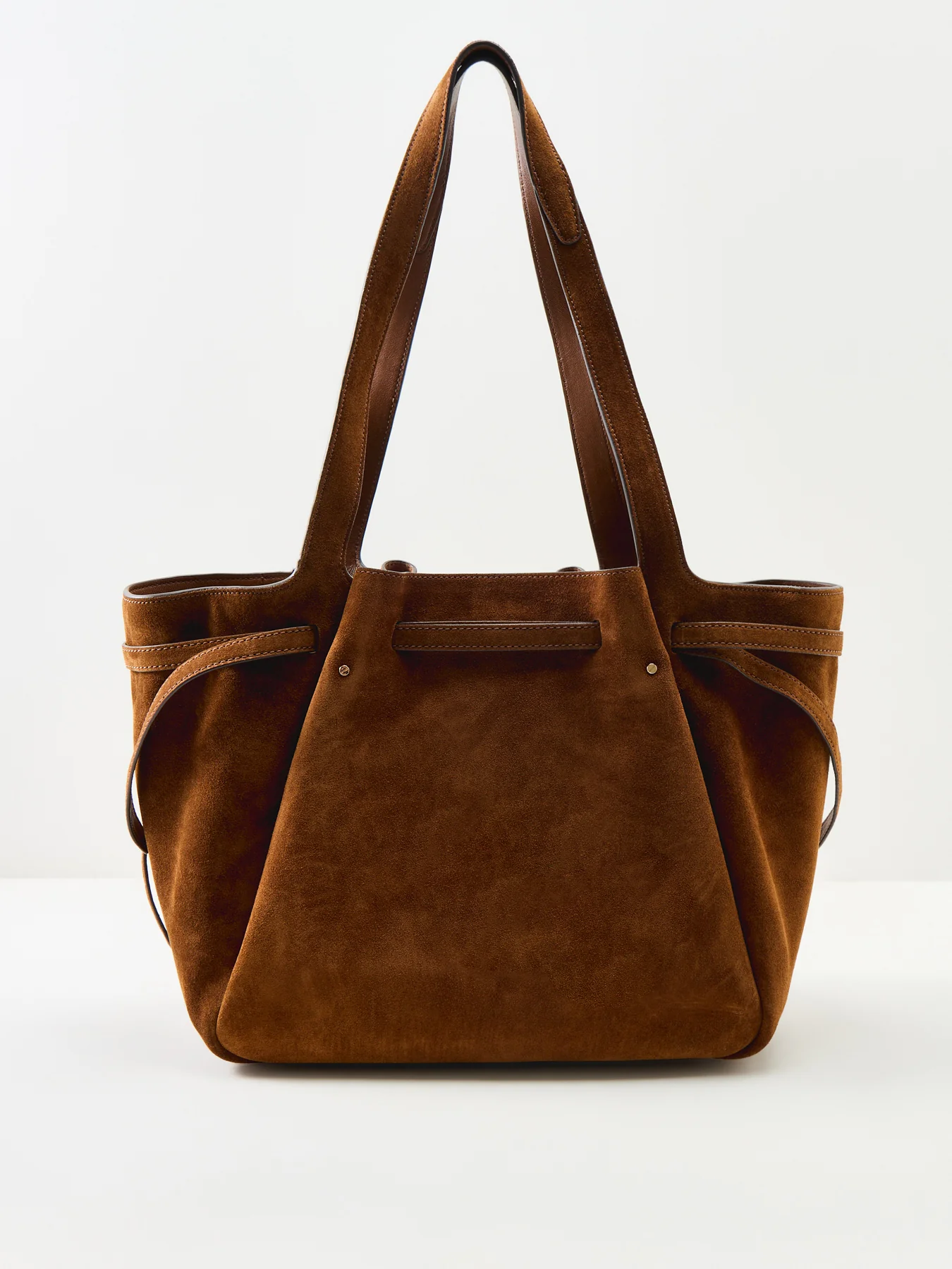 Romy Suede Tote Bag Tan - Image 3