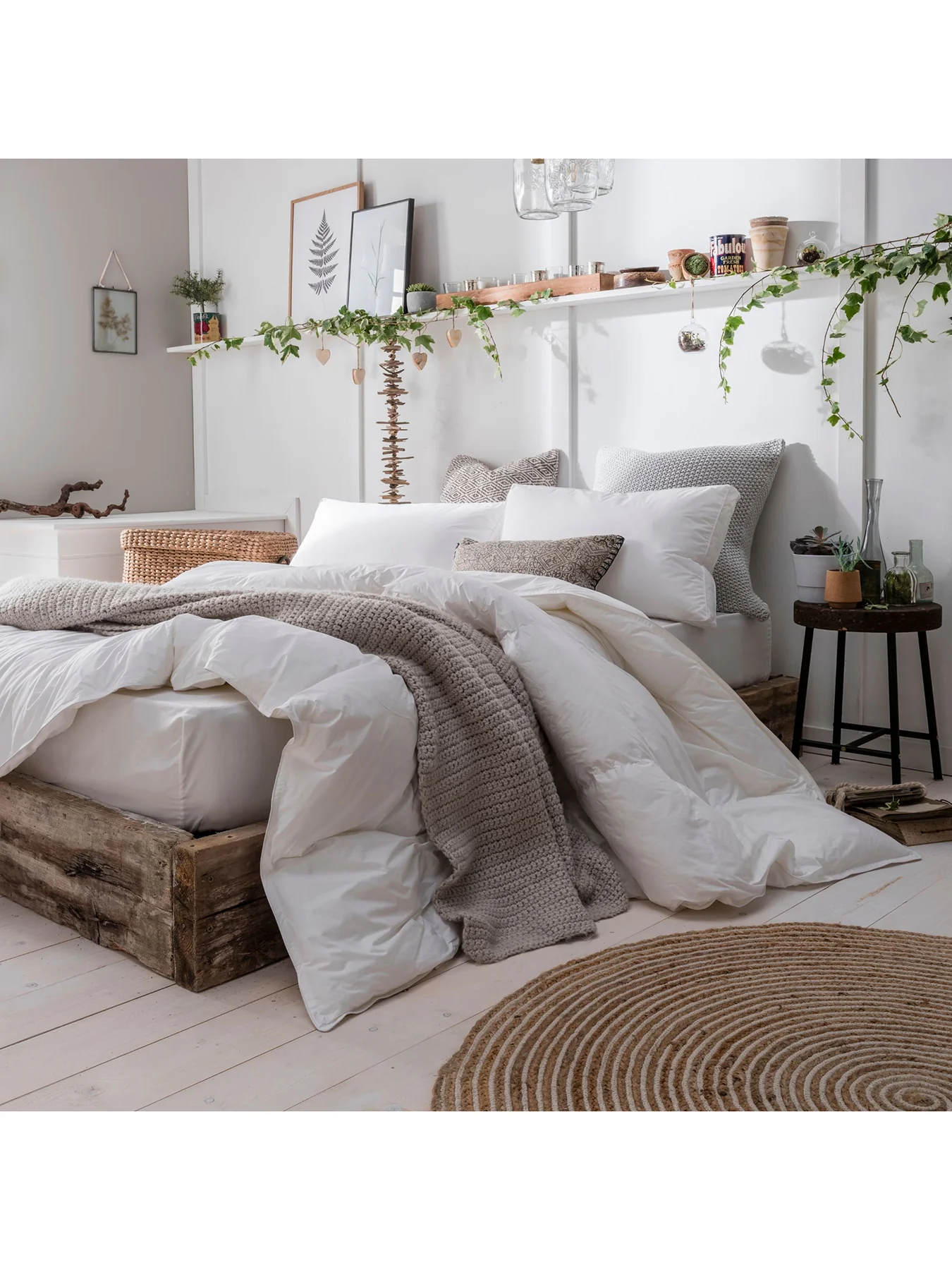 Goose Down Duvet 13.5 Tog White Double - Image 2