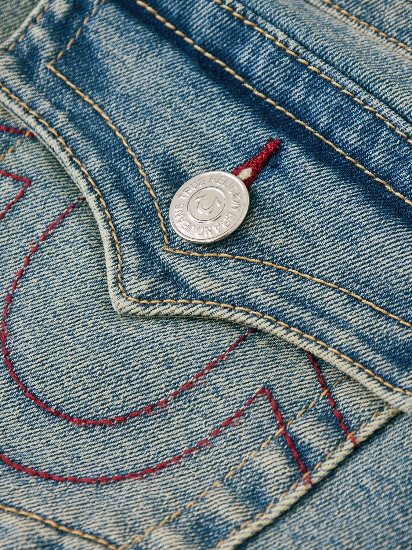 Bootcut Big-T Flap Denim Jeans Blue - Image 3