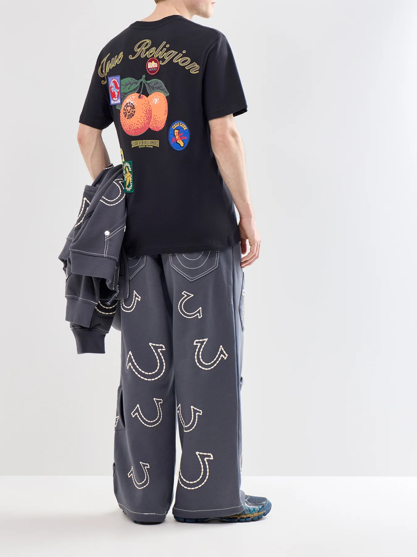 Graphic Cotton T-Shirt Black - Image 3