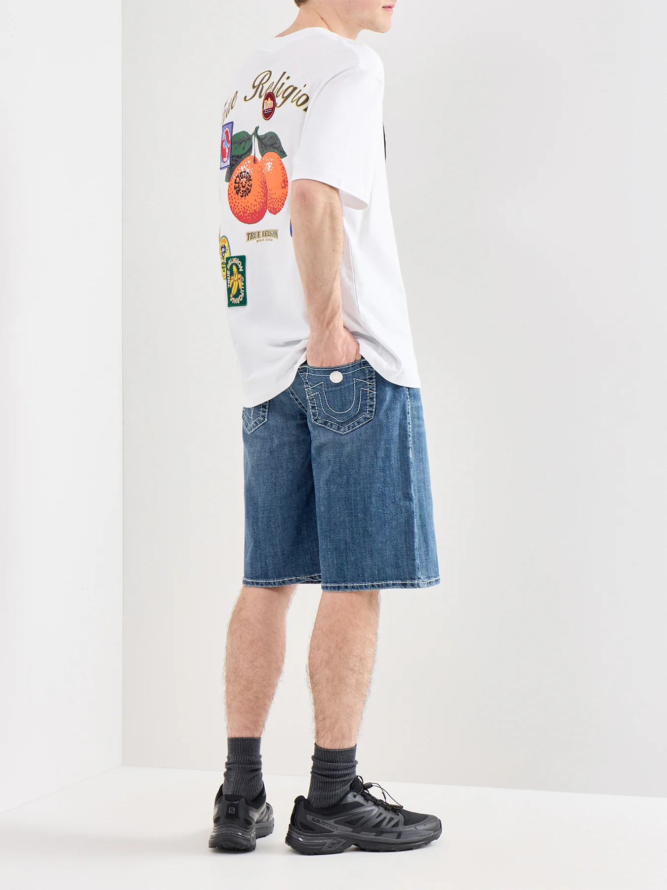 Graphic Cotton T-Shirt White - Image 3