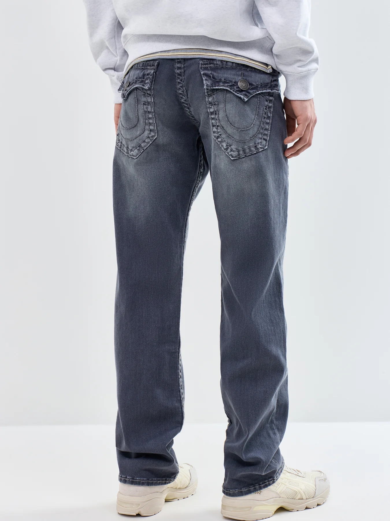 Ricky Straight Leg Jeans Grey - Image 5