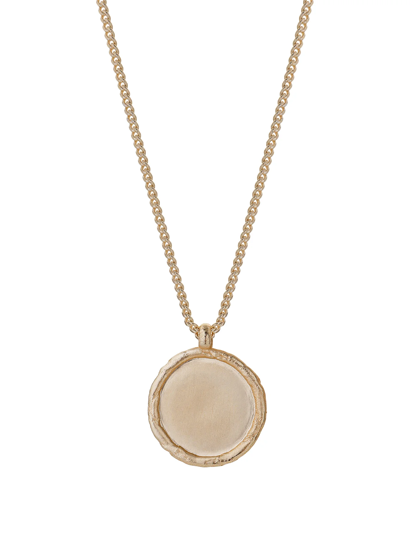 Arc Pendant Necklace Gold - Image 3
