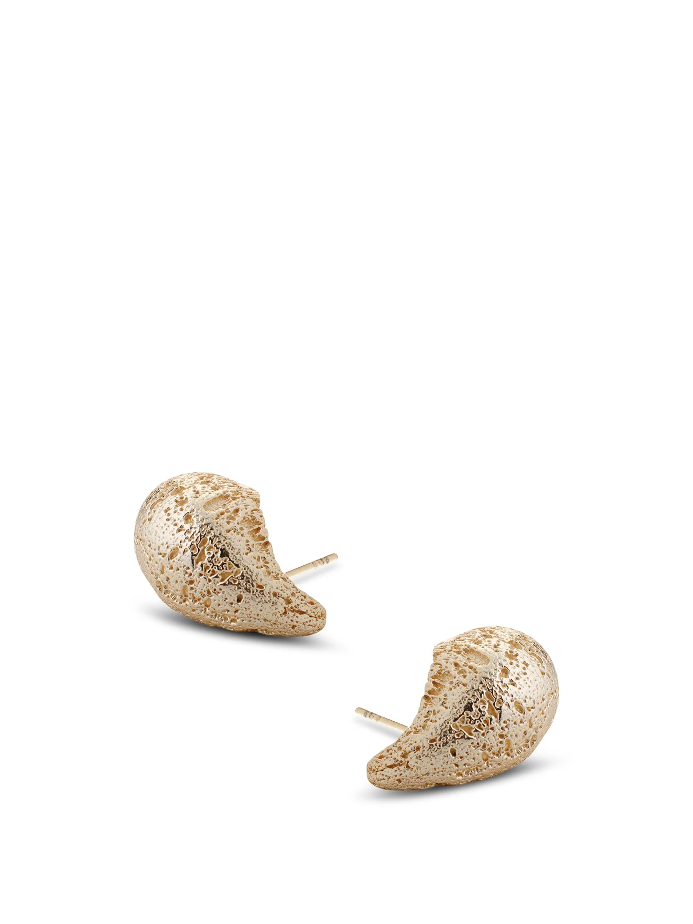 Dome Earrings Small Gold - Image 3
