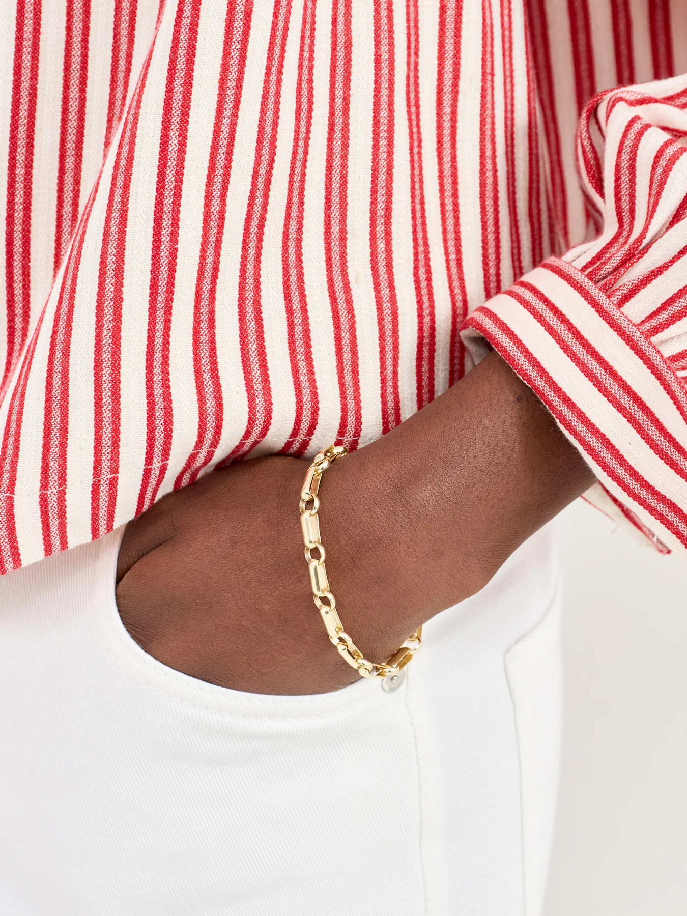 Fusion Gold Plated Chain Bracelet - Image 2