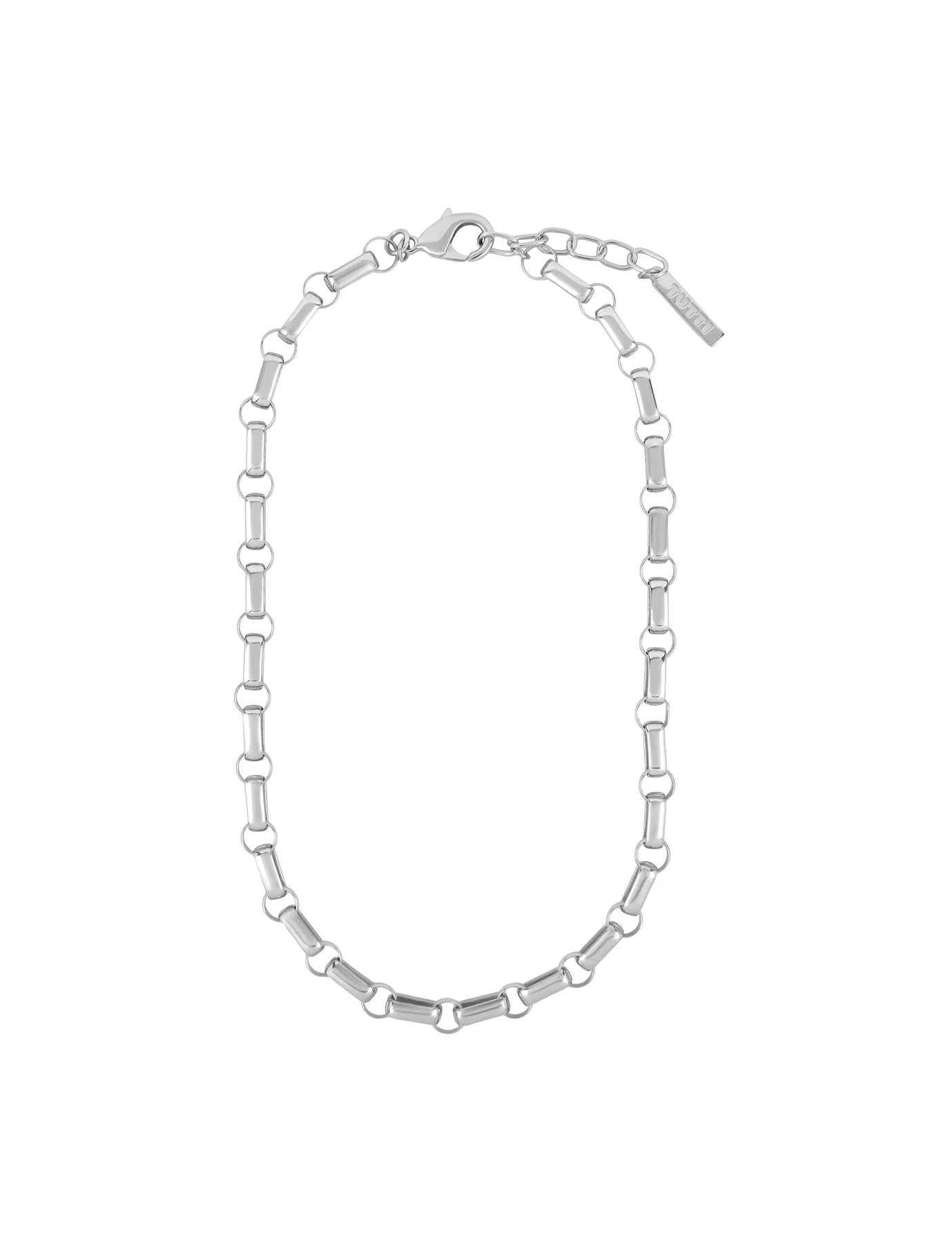 Fusion Sterling Silver Plated Chain Necklace - Image 3