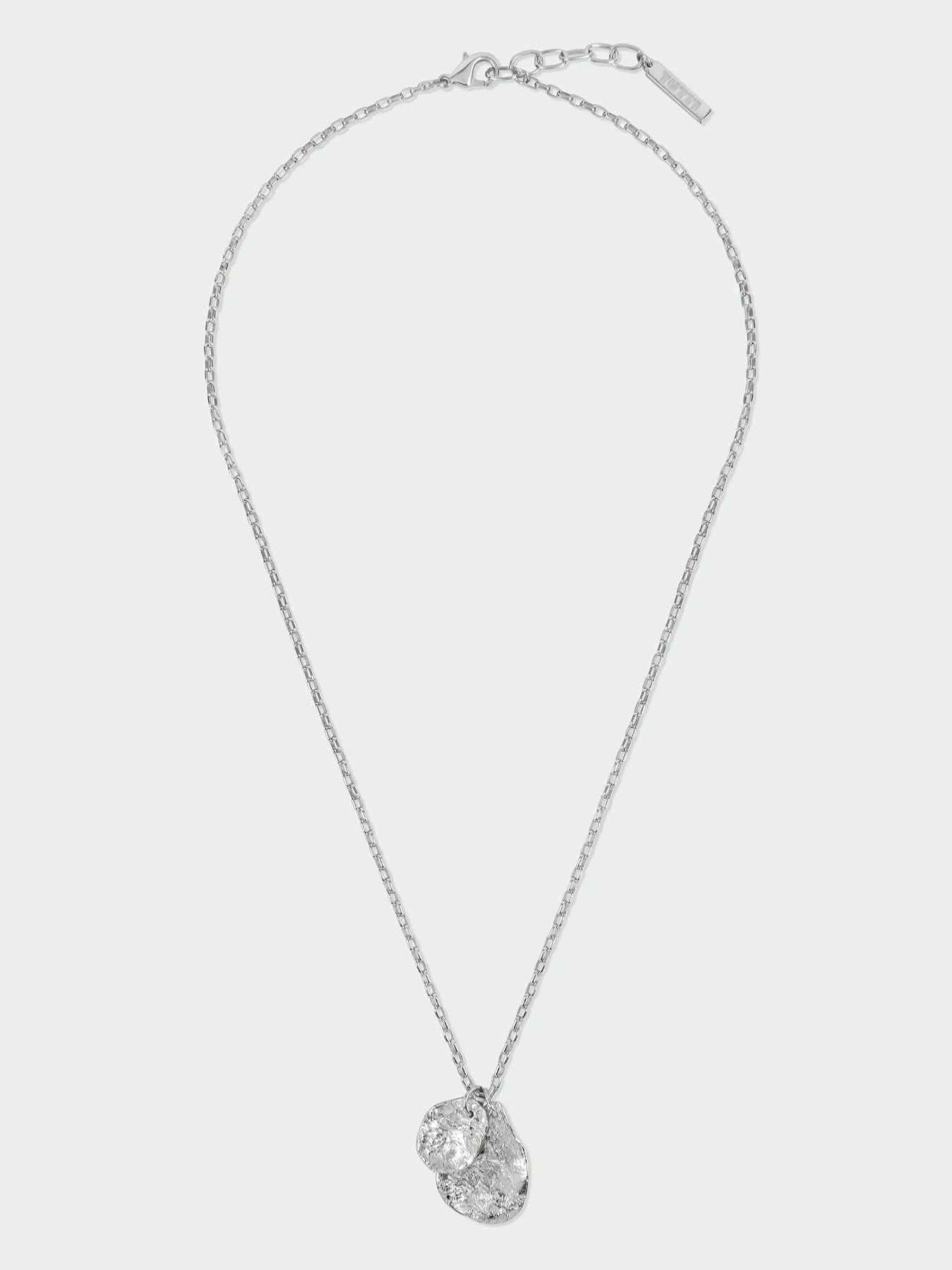 Light Sterling Silver Plated Pendant Necklace - Image 3