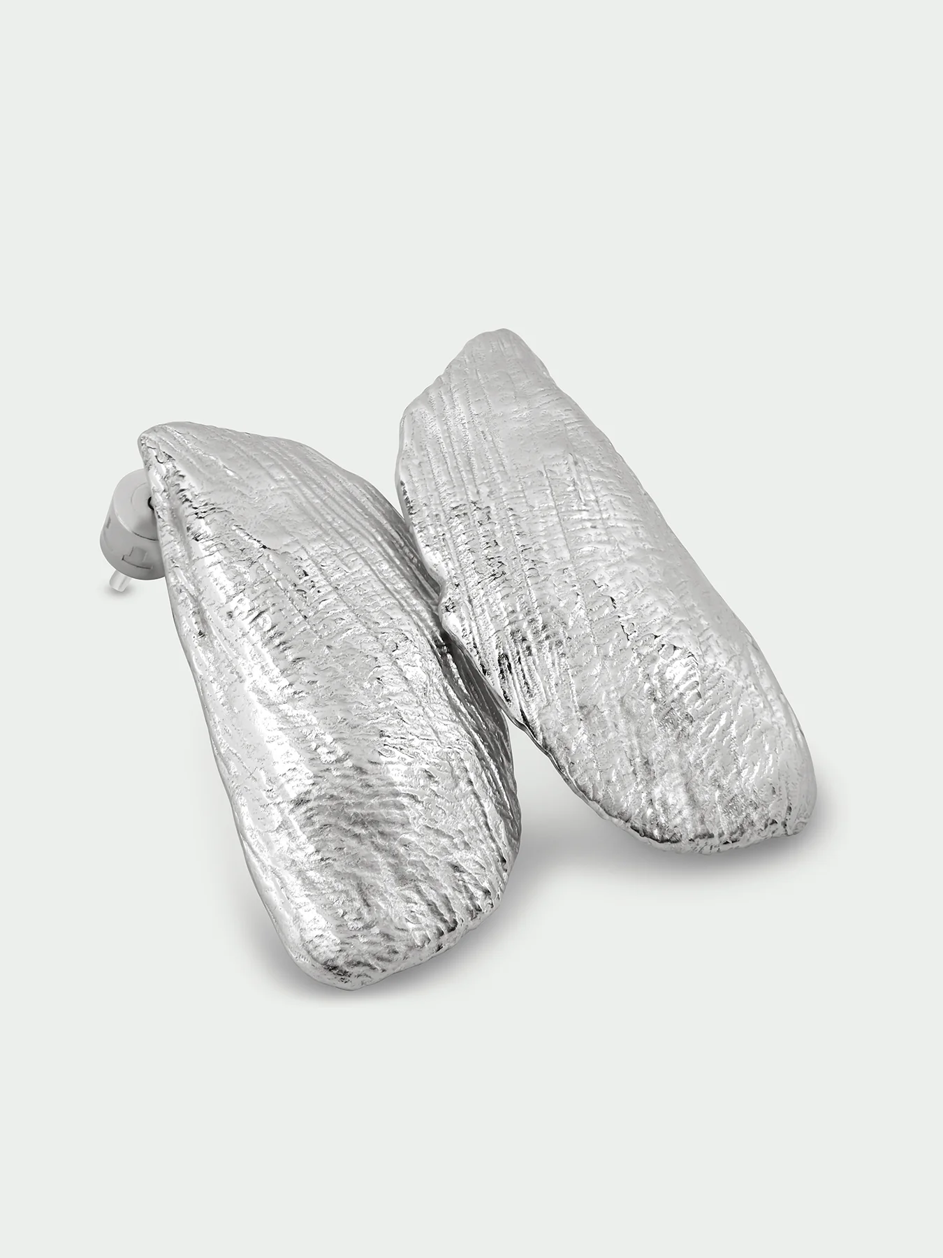 Ora Silver Plated Drop Earrings - Image 3