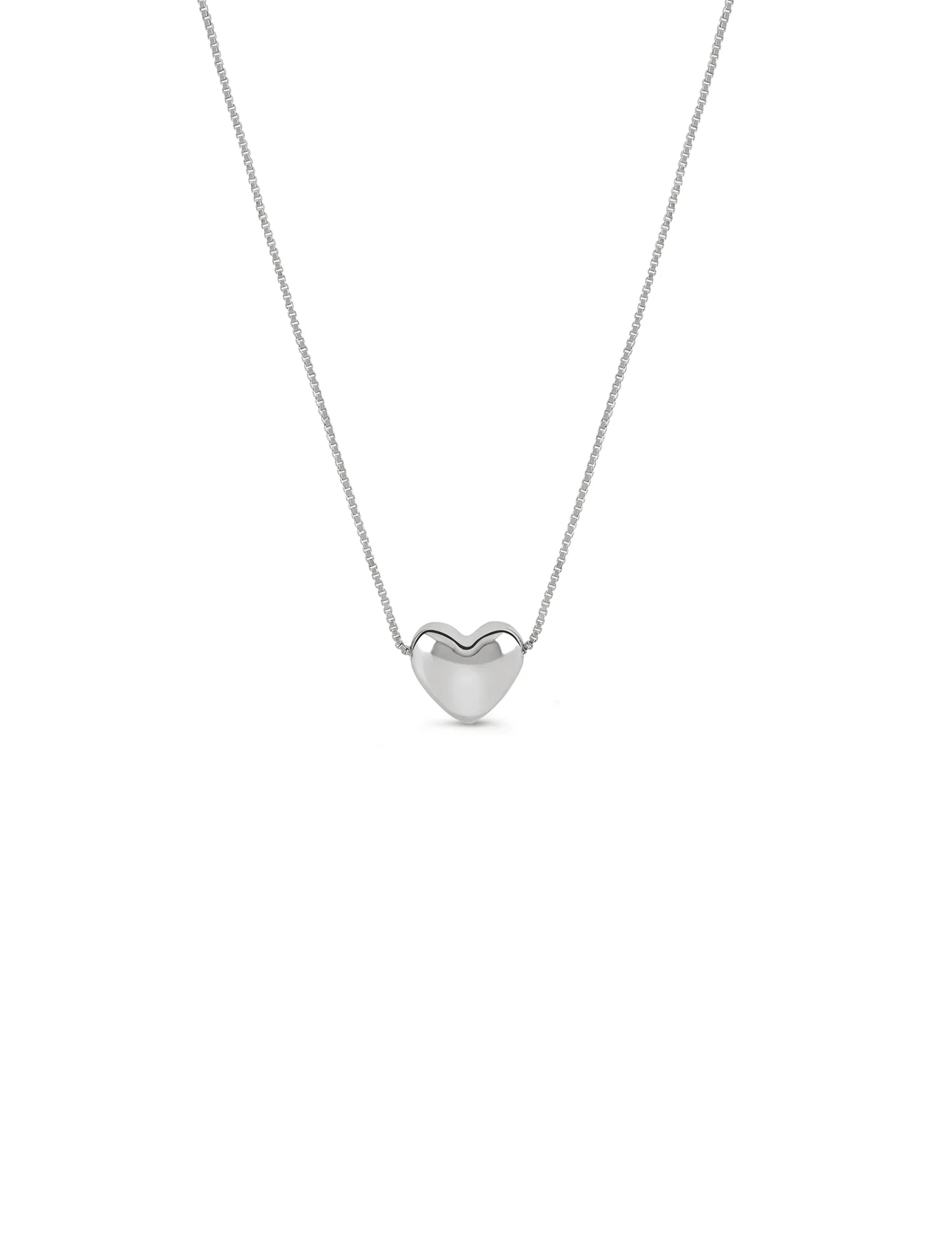 Promise Sterling Silver Plated Necklace
