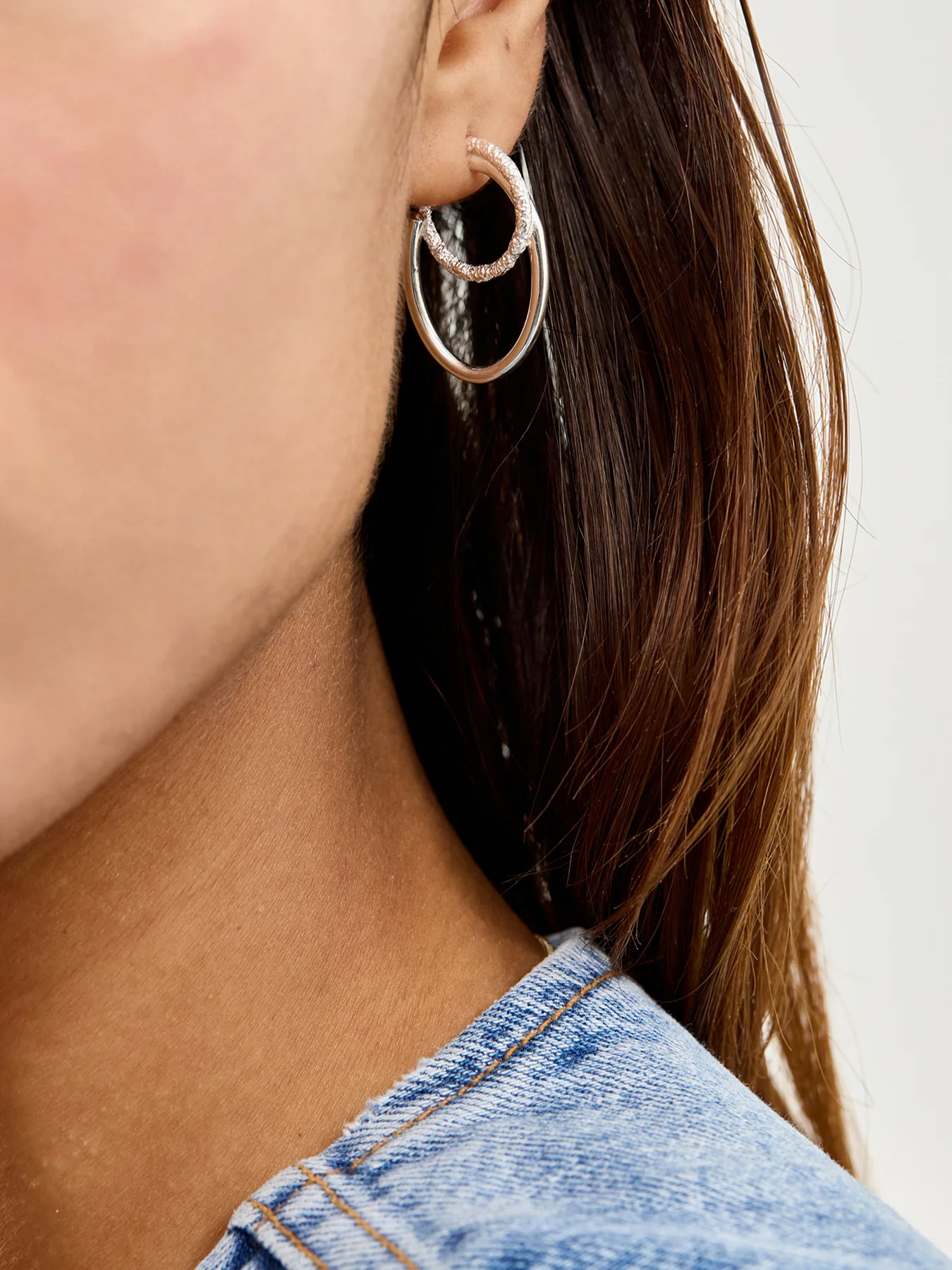 Rhythm Earrings Silver - Image 2