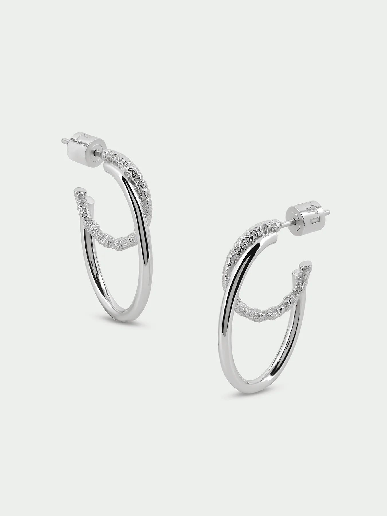 Rhythm Earrings Silver - Image 3