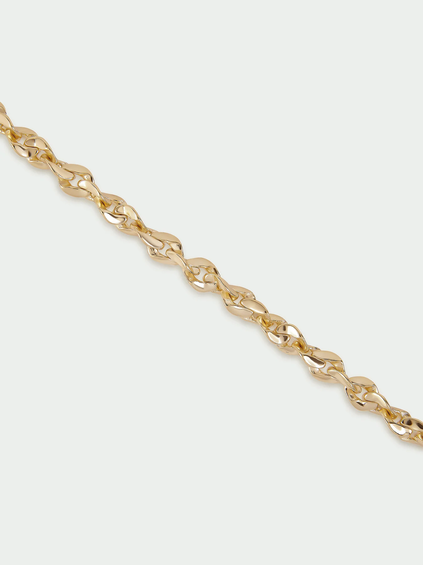 Sculpt Gold Plated Bracelet - Image 3