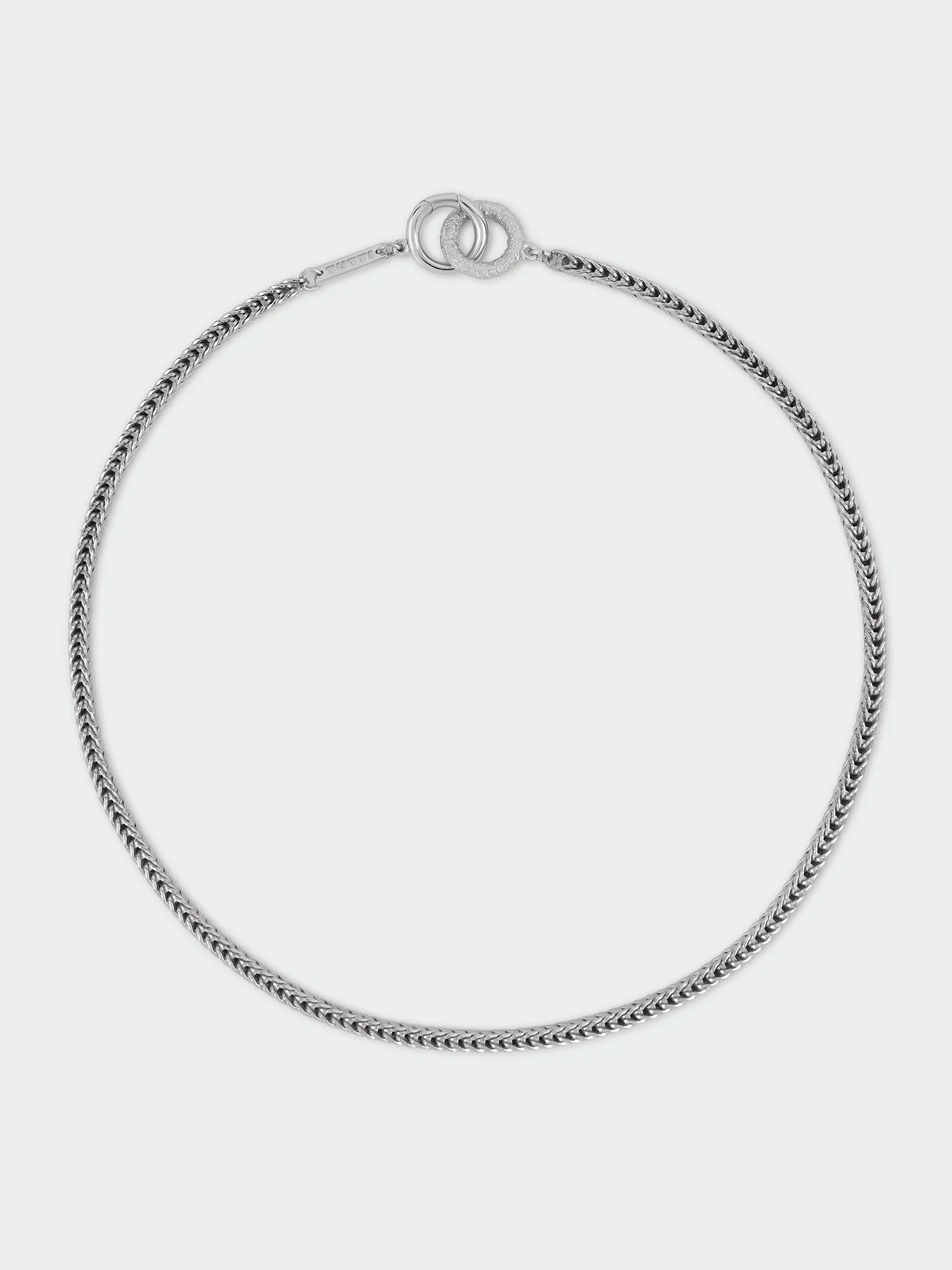 Woven Necklace Silver - Image 3