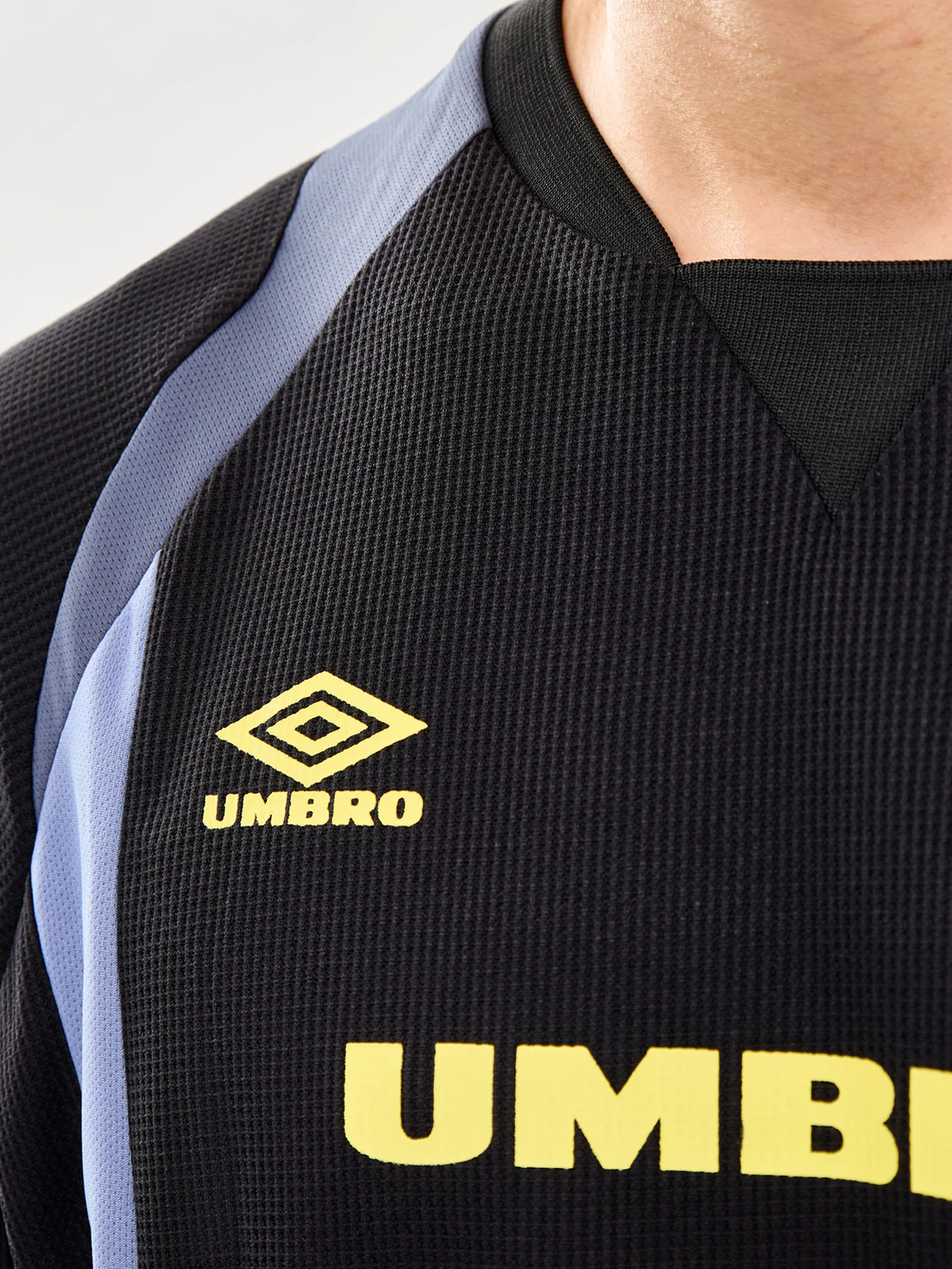 Panelled Long Sleeve Sports Jersey Multi - Image 3