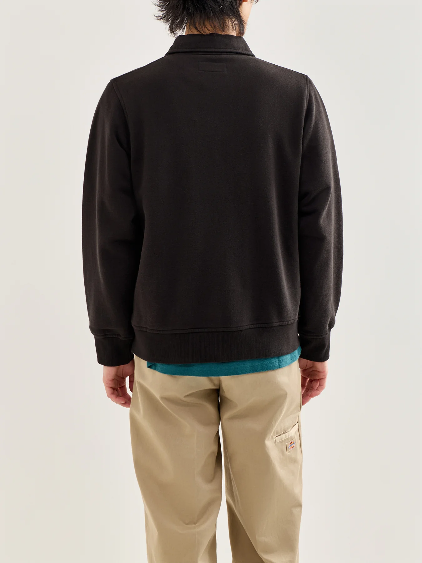 Tyler Sweat Jacket Black - Image 5
