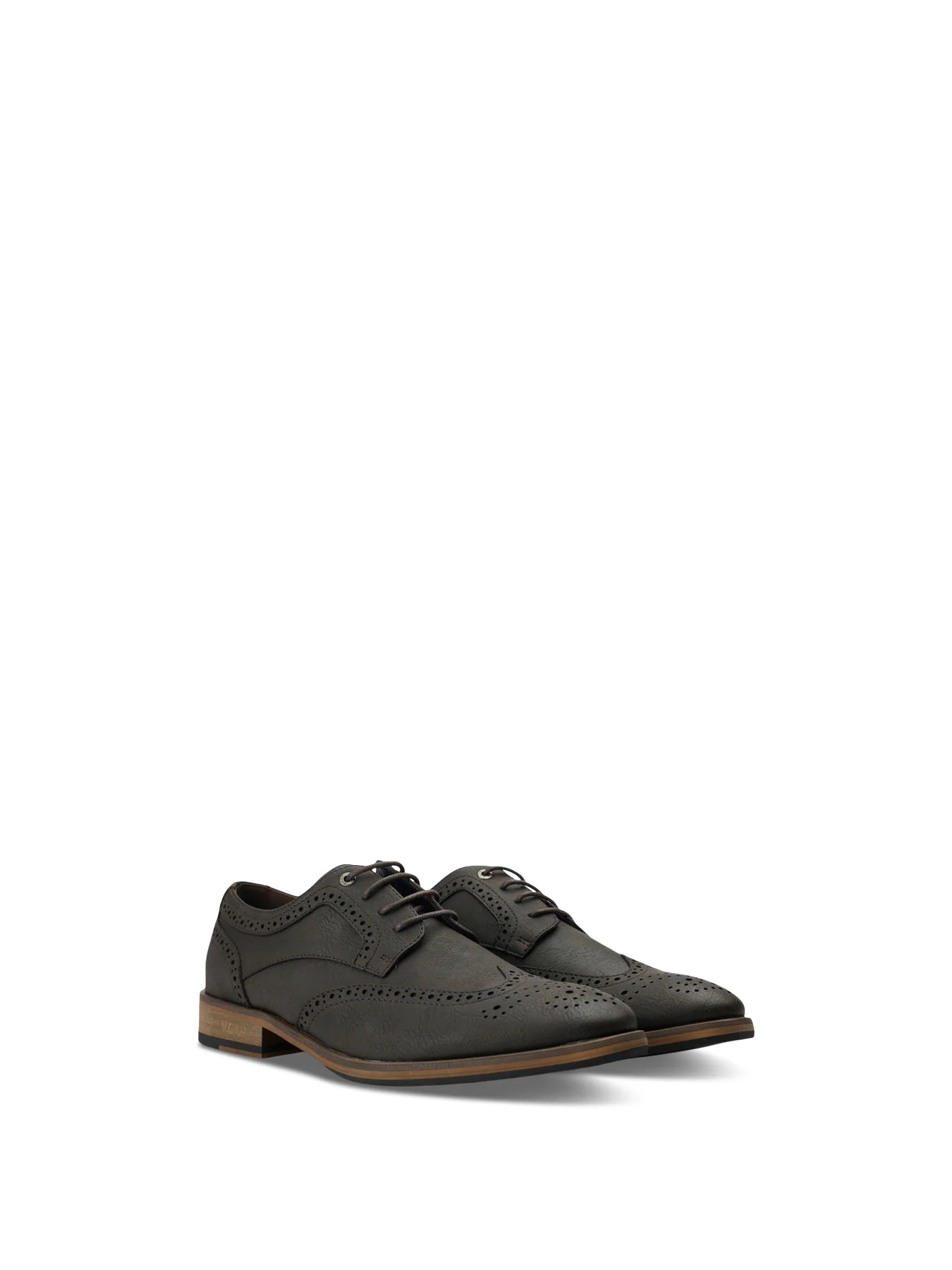 V.Gan Vegan Barley 2 Brogue Shoes Brown - Image 3