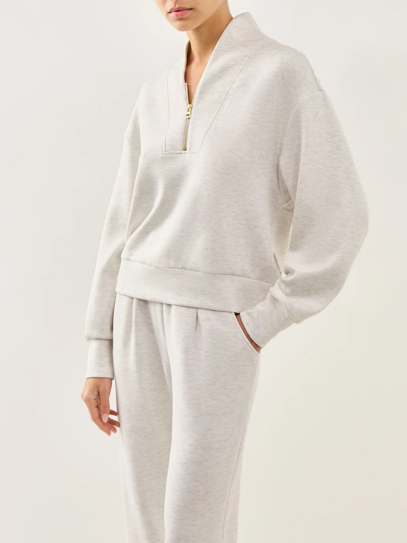 Davidson Sweat Ivory Marl - Image 4