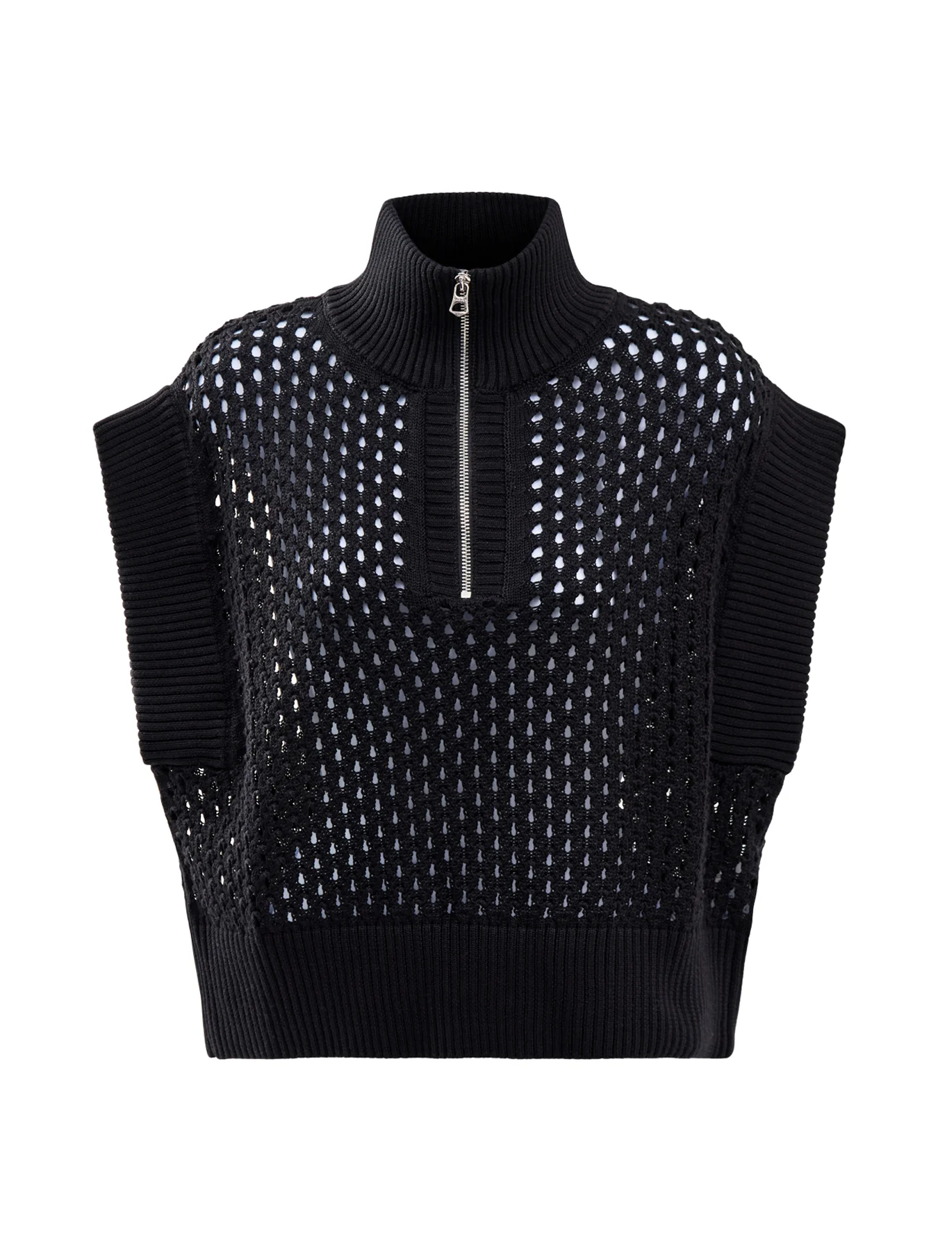 Gaines Half Zip Sweatshirt Black