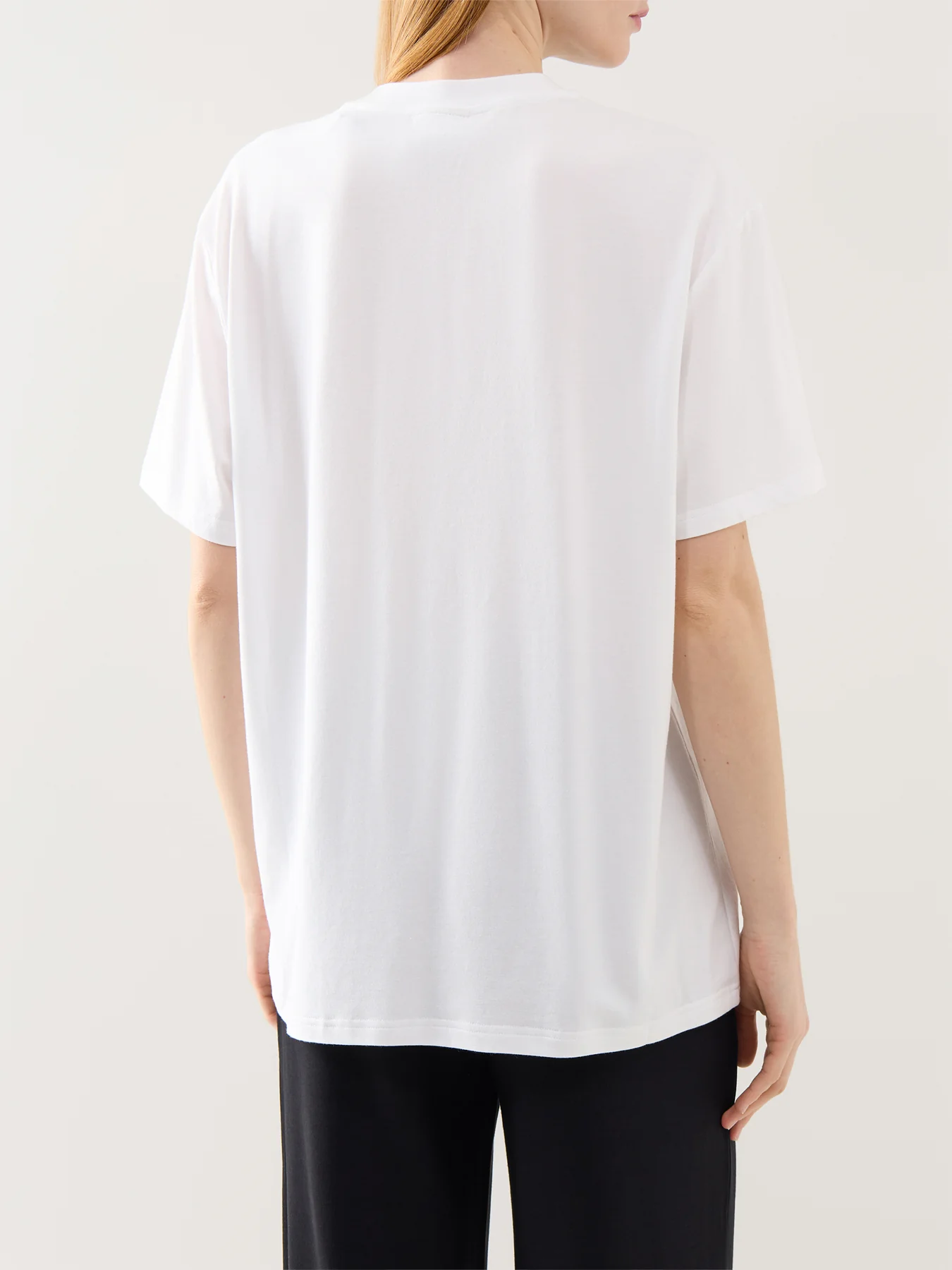Leighton Boyfriend Tee White - Image 5