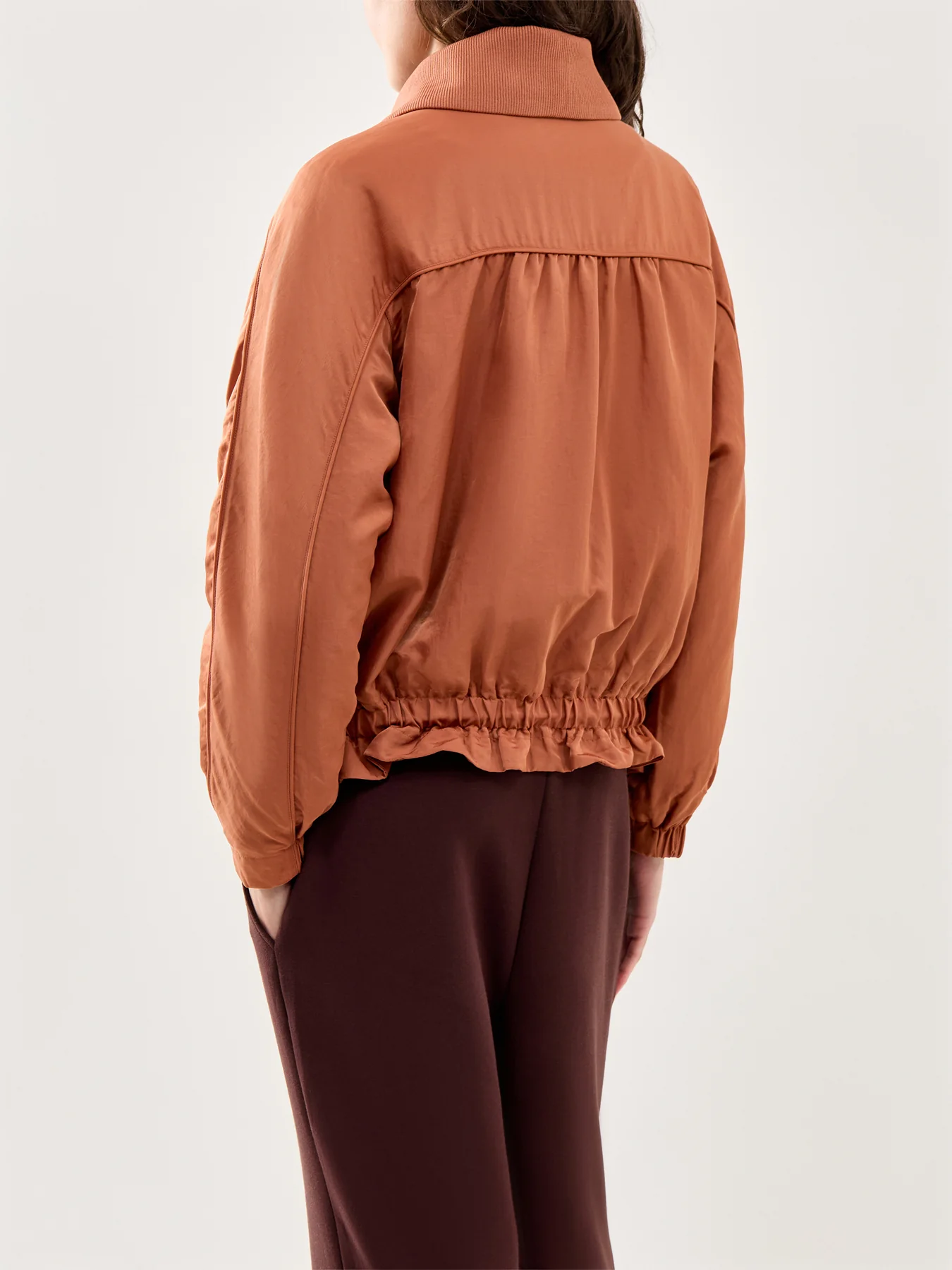Lotta Blouson Jacket Brown - Image 5