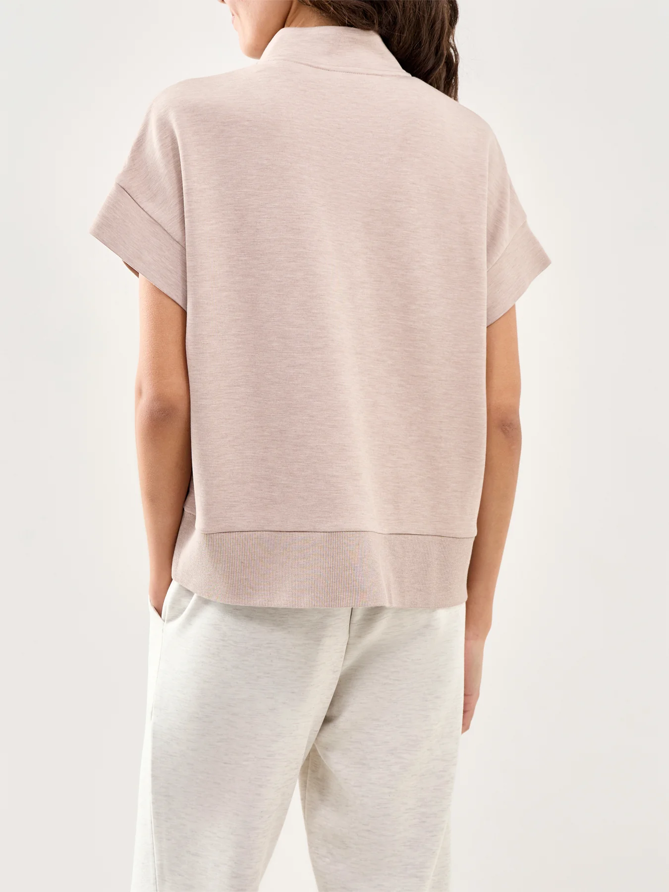 Ritchie Short Sleeve Sweatshirt Beige - Image 5
